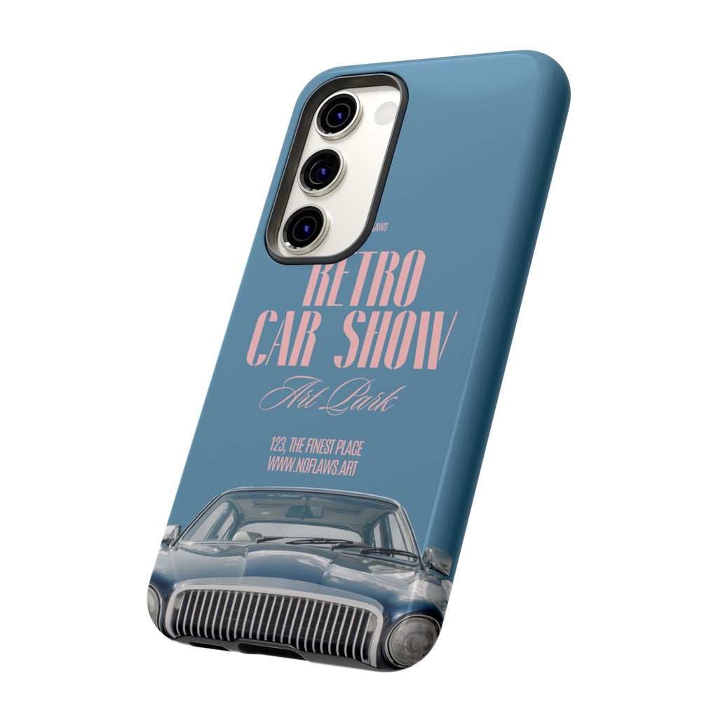 Retro Car Show Phone Case — Vintage Classic Auto Design
