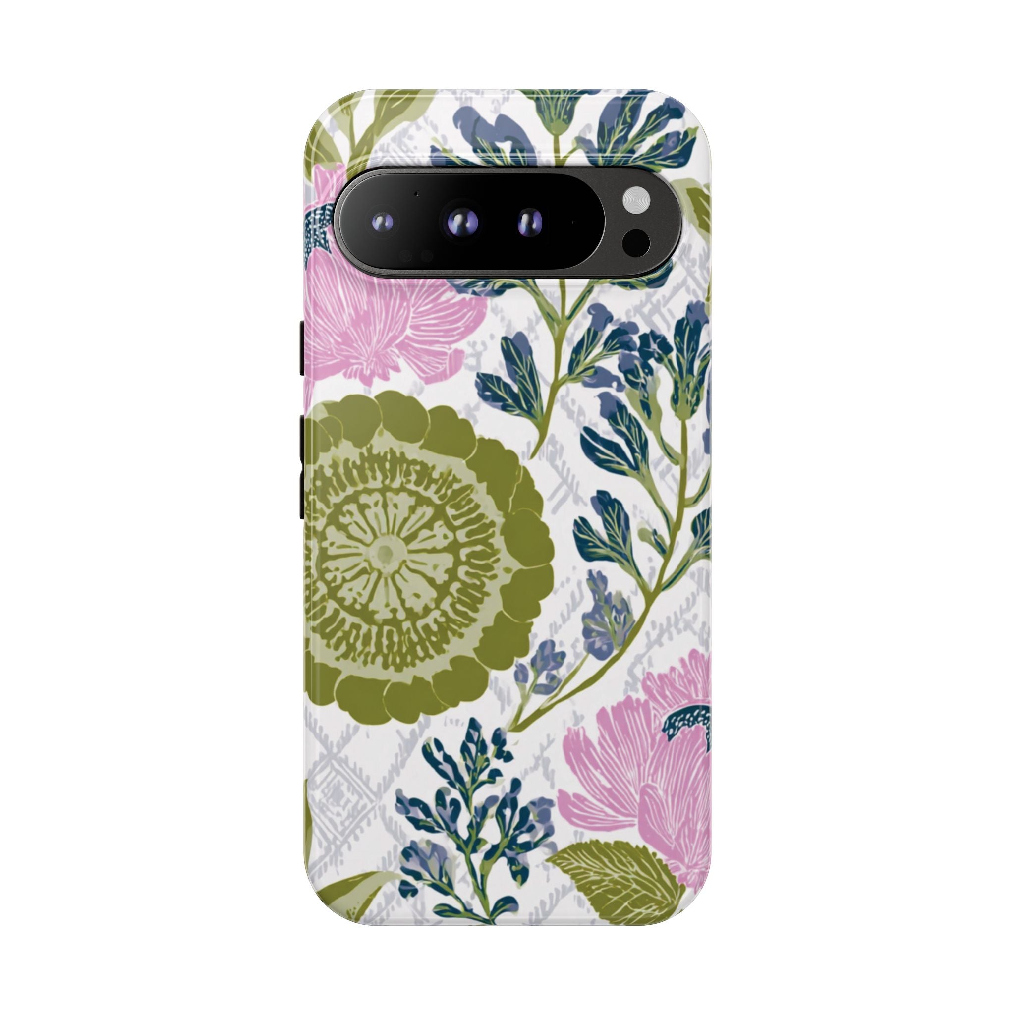 Floral Phone Case, Tough Cases with Elegant Design, Stylish Phone Accessories