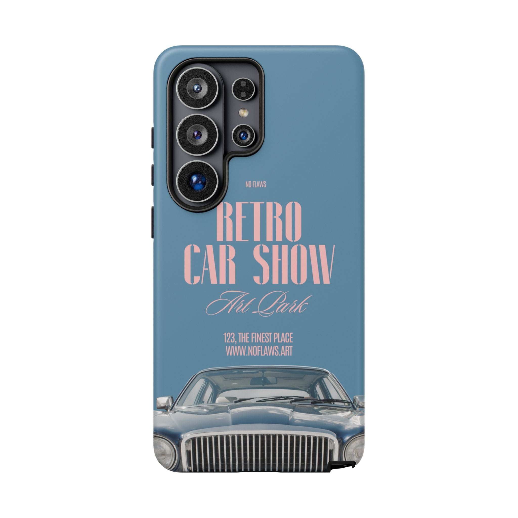 Retro Car Show Phone Case — Vintage Classic Auto Design