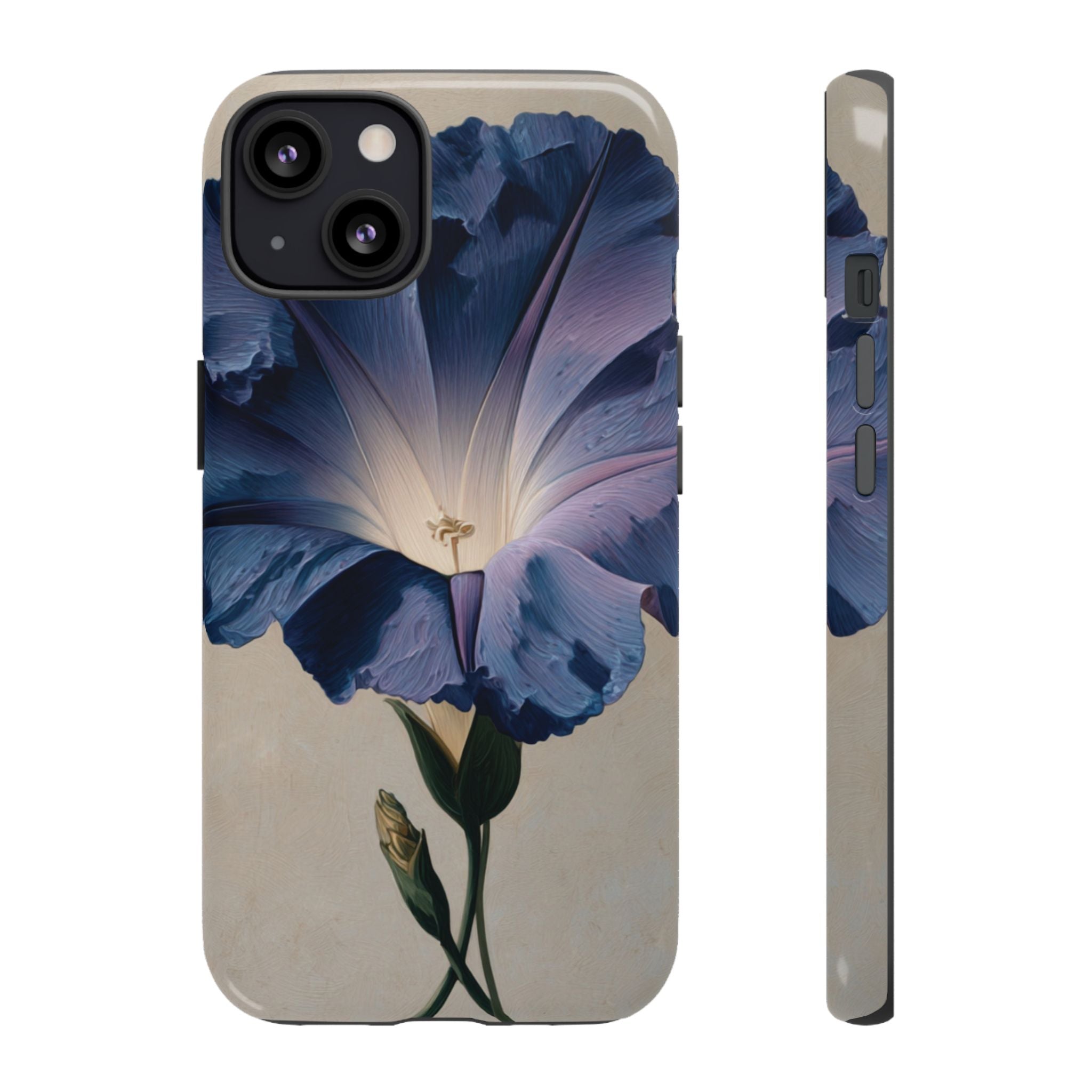 Floral Phone Case, Tough Cases with Purple Flower Design, Phone Accessories