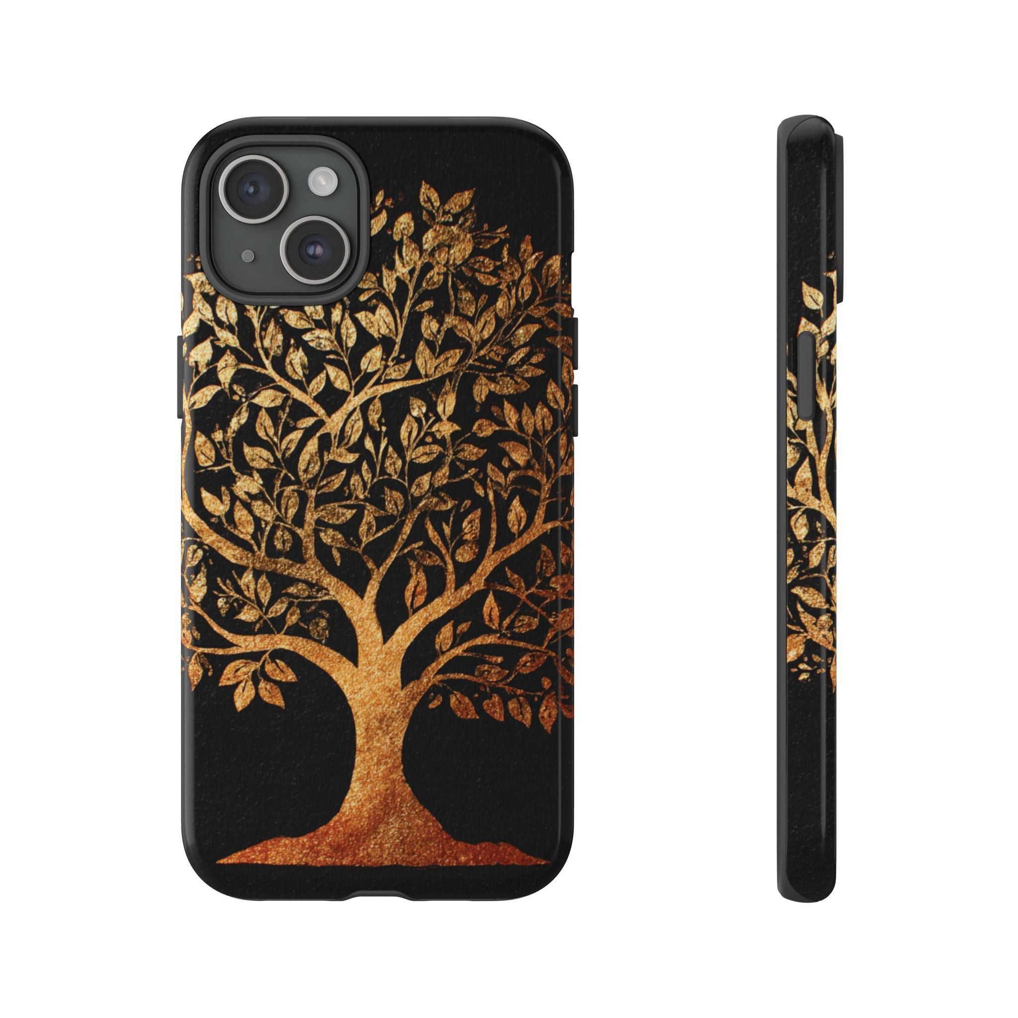 Golden Tree Phone Case, Tough Cases, Nature Lover Gift