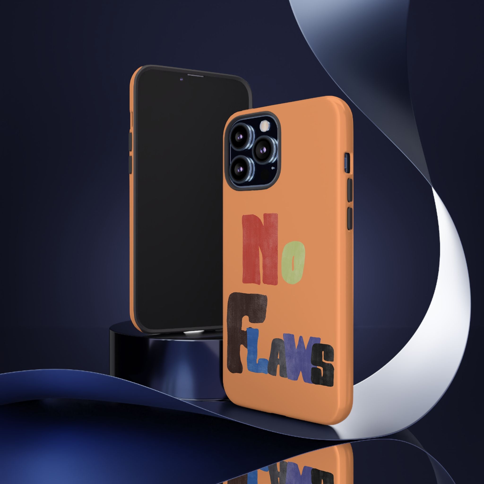 "No Flaws" Retro Hand-Lettered Protective Cover