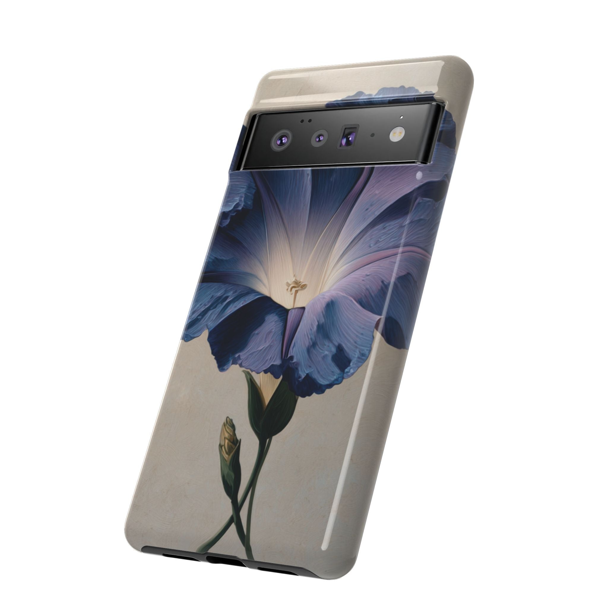 Floral Phone Case, Tough Cases with Purple Flower Design, Phone Accessories