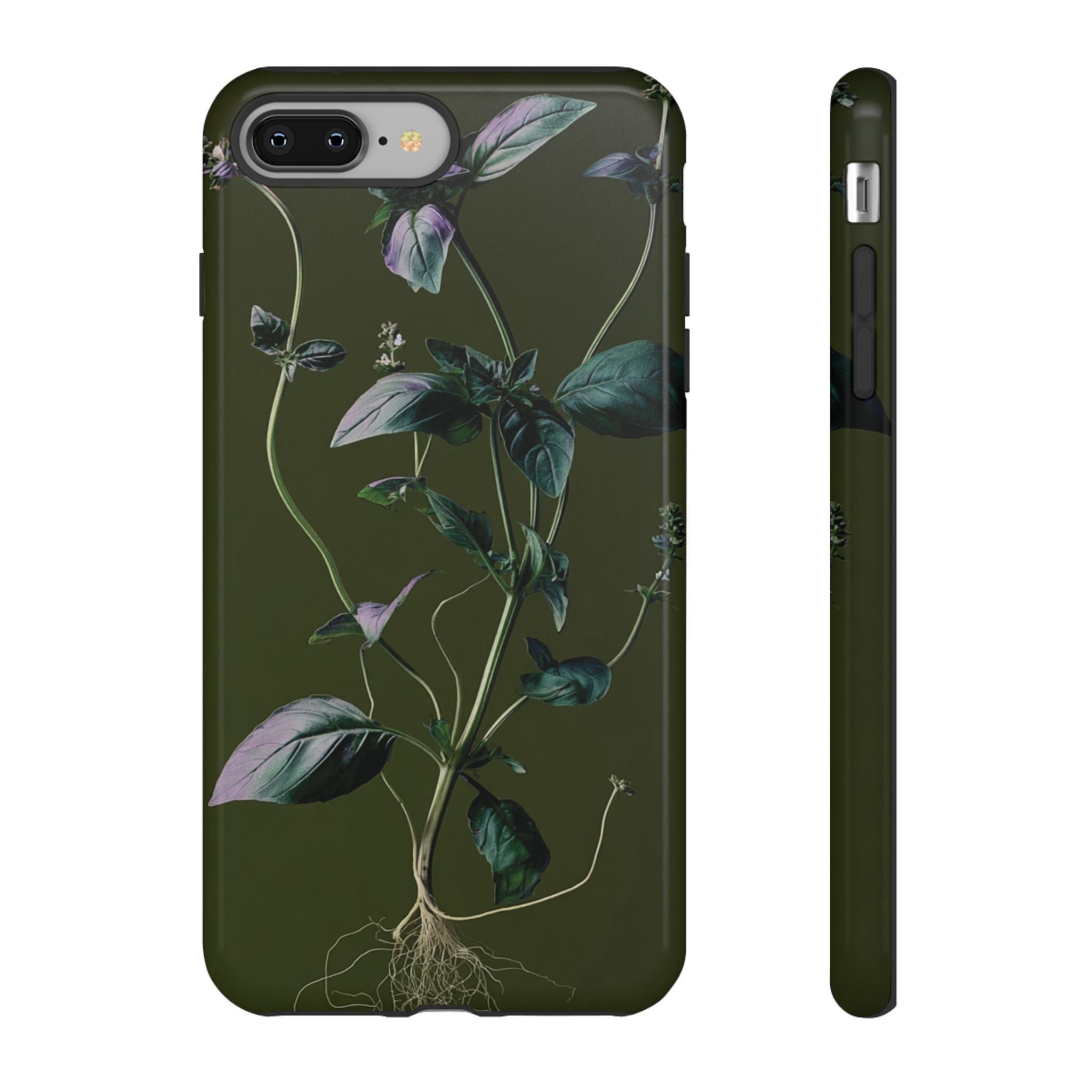 Green Botanical Phone Case, Floral Phone Cover, Nature Lover Gift