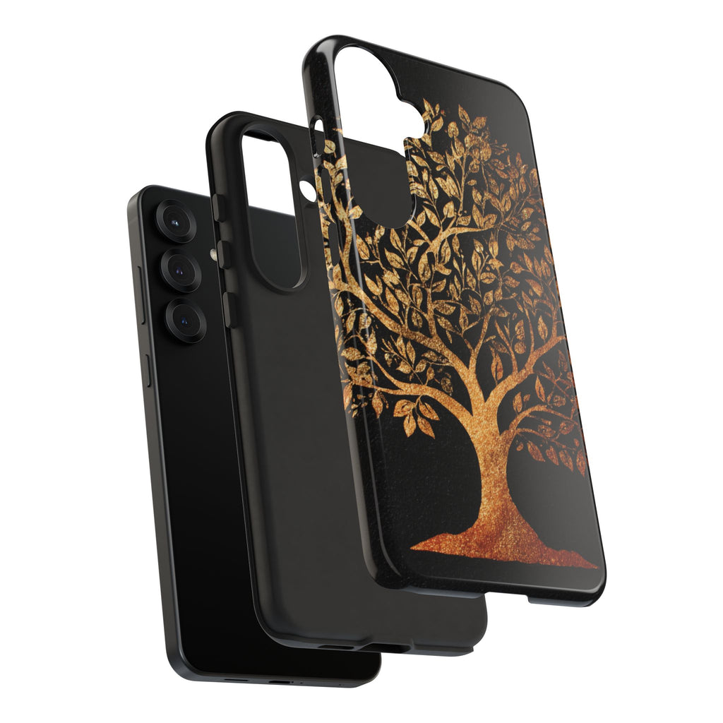 Golden Tree Phone Case, Tough Cases, Nature Lover Gift