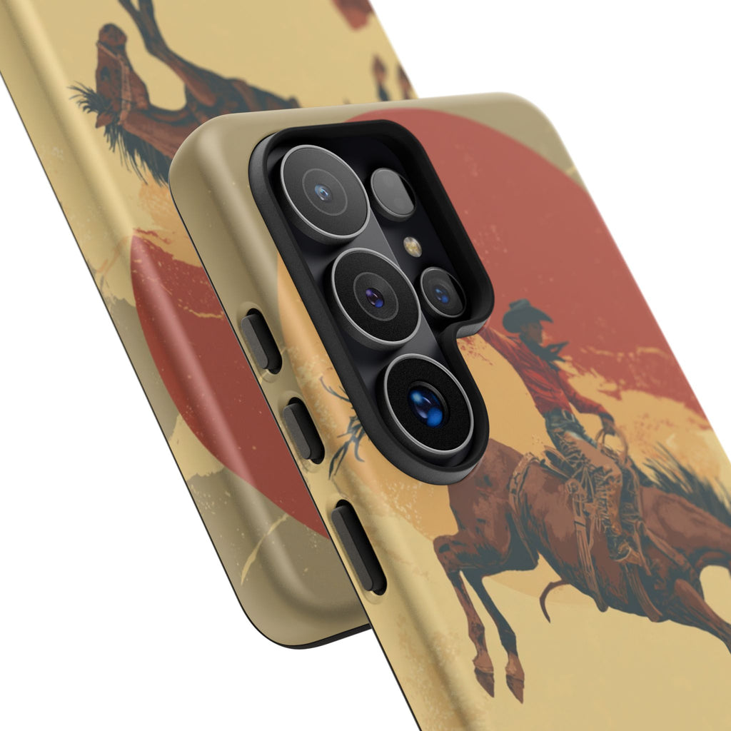 Cowboy Phone Case - Wild West Style, Tough Protection for Outdoor Lovers