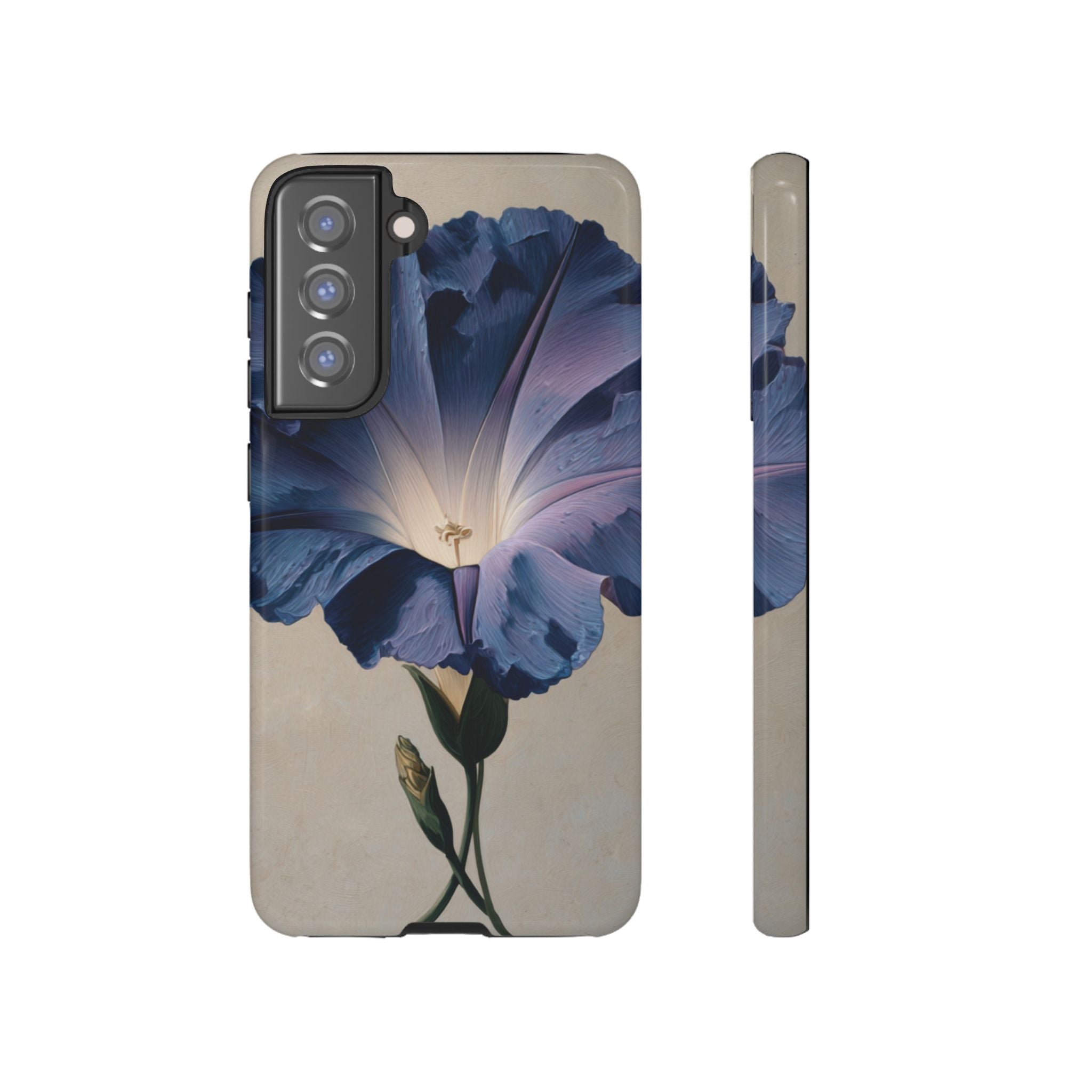 Floral Phone Case, Tough Cases with Purple Flower Design, Phone Accessories