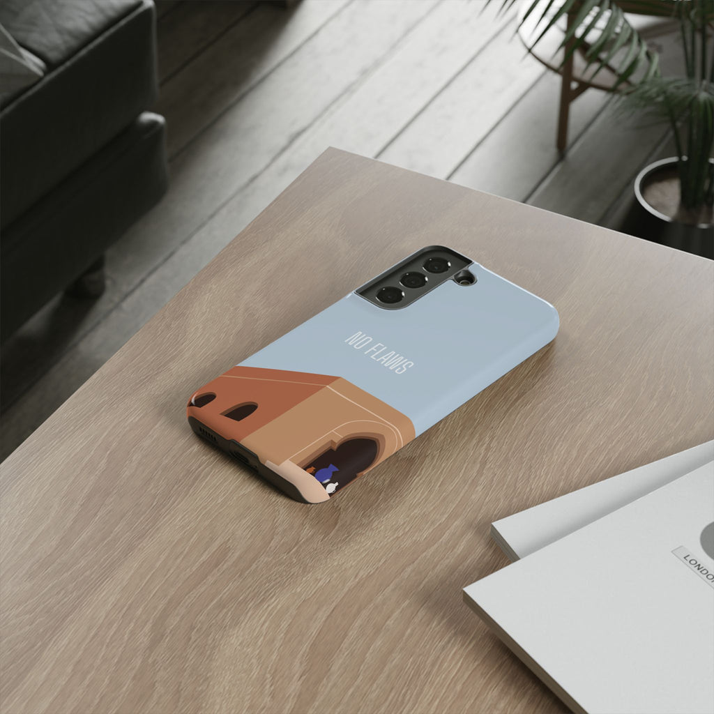 Minimal Desert Illustration “No Flaws” Protective Tough Case