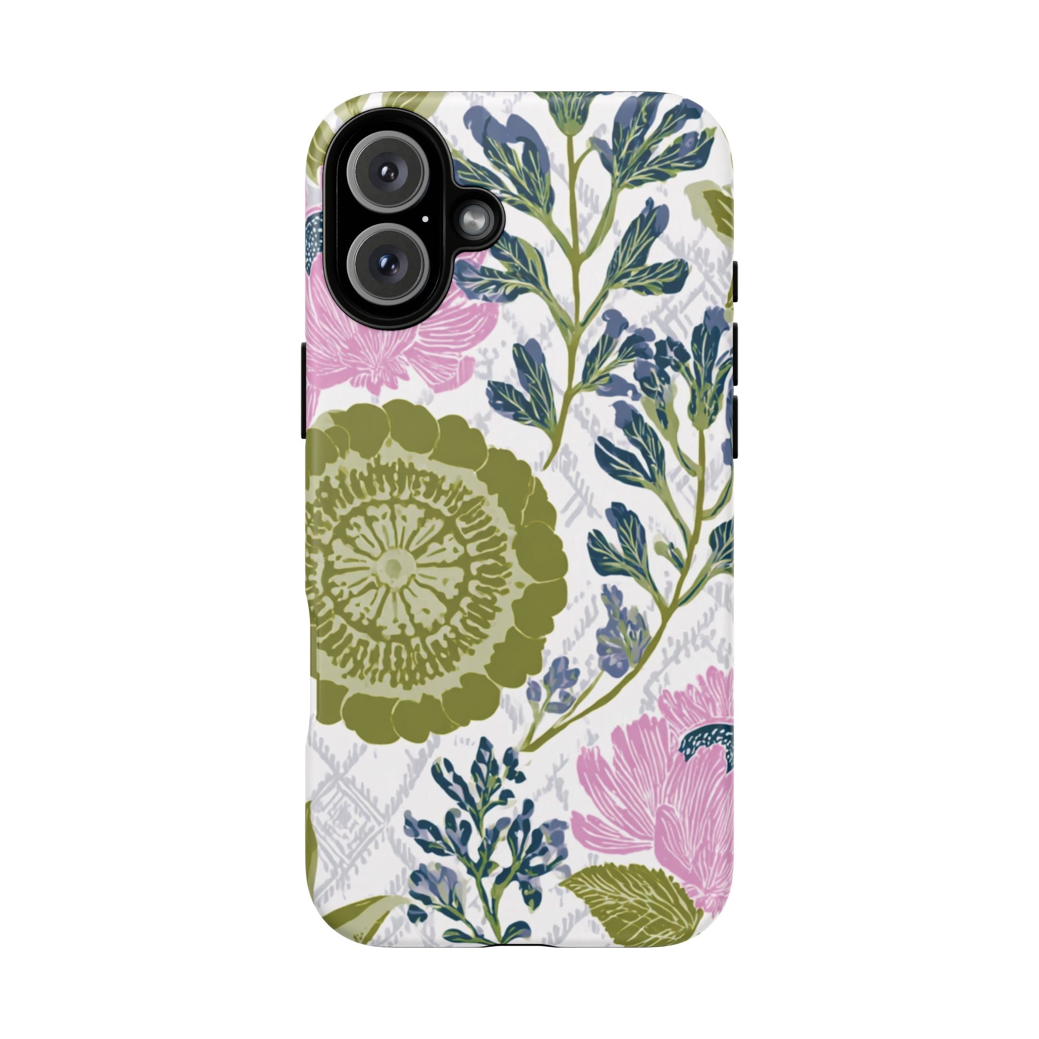 Floral Phone Case, Tough Cases with Elegant Design, Stylish Phone Accessories