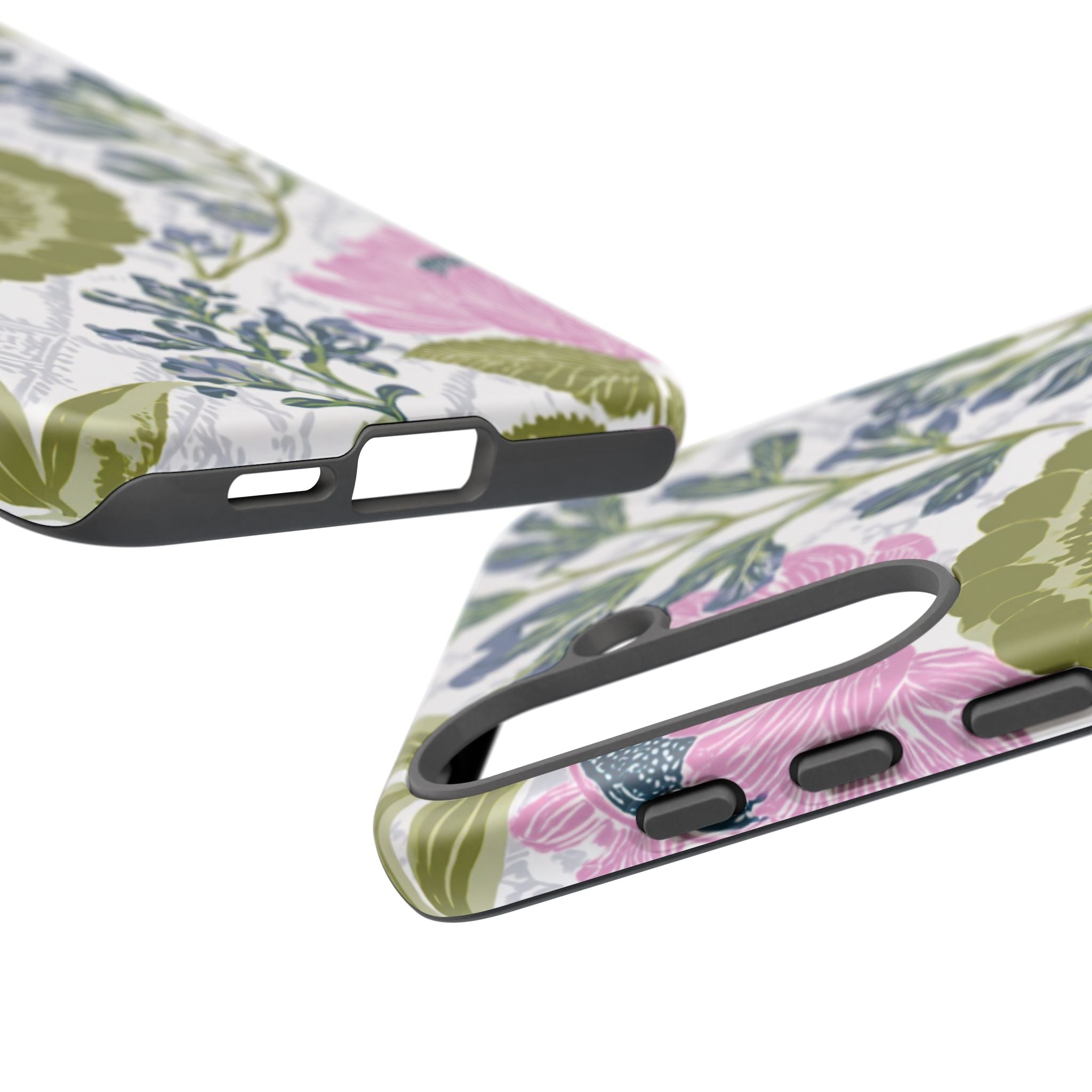Floral Phone Case, Tough Cases with Elegant Design, Stylish Phone Accessories