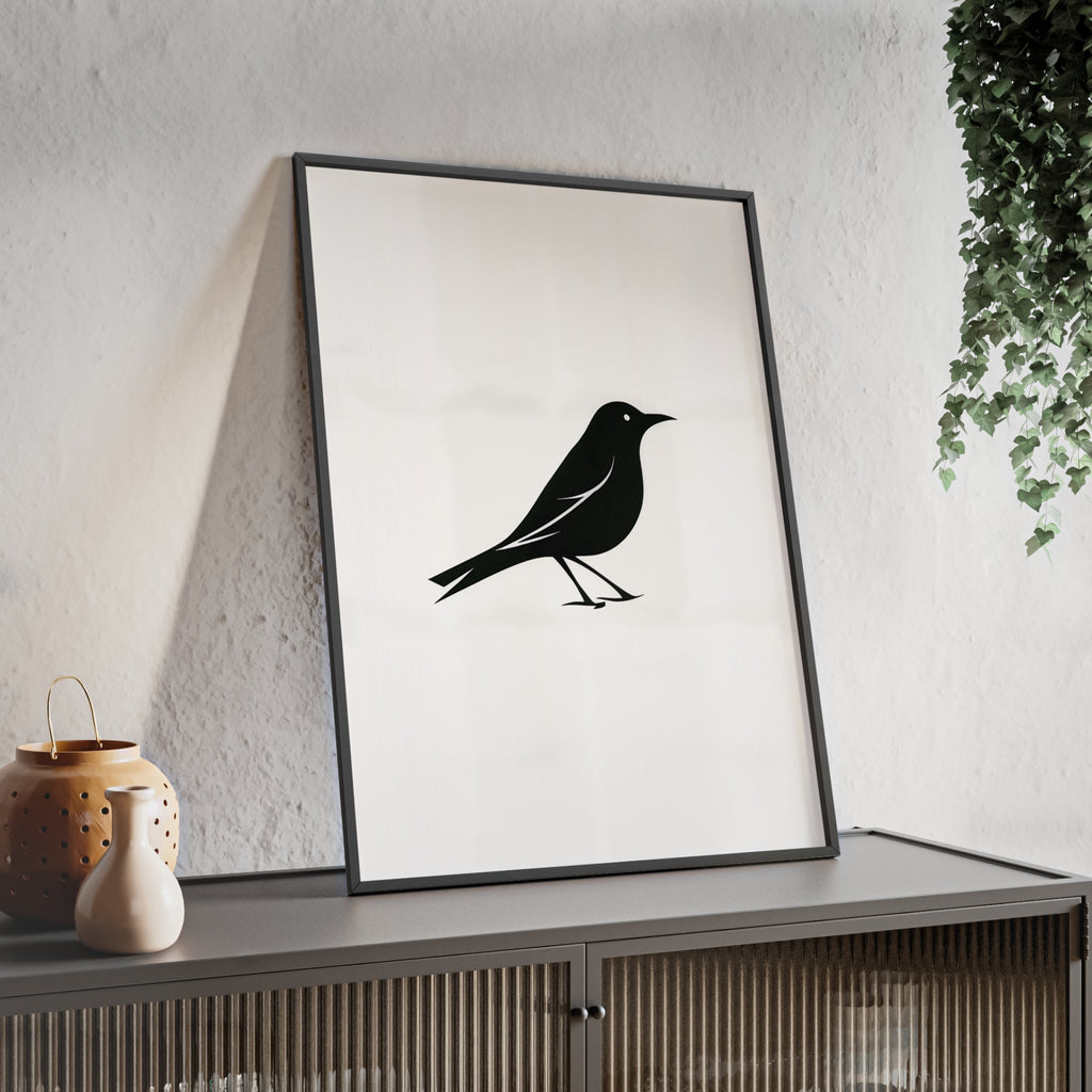 The Oriole Principle: A Study in Minimal Form – Framed Poster