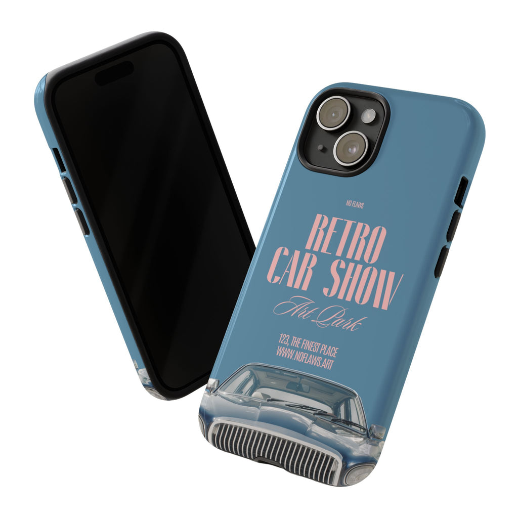 Retro Car Show Phone Case — Vintage Classic Auto Design