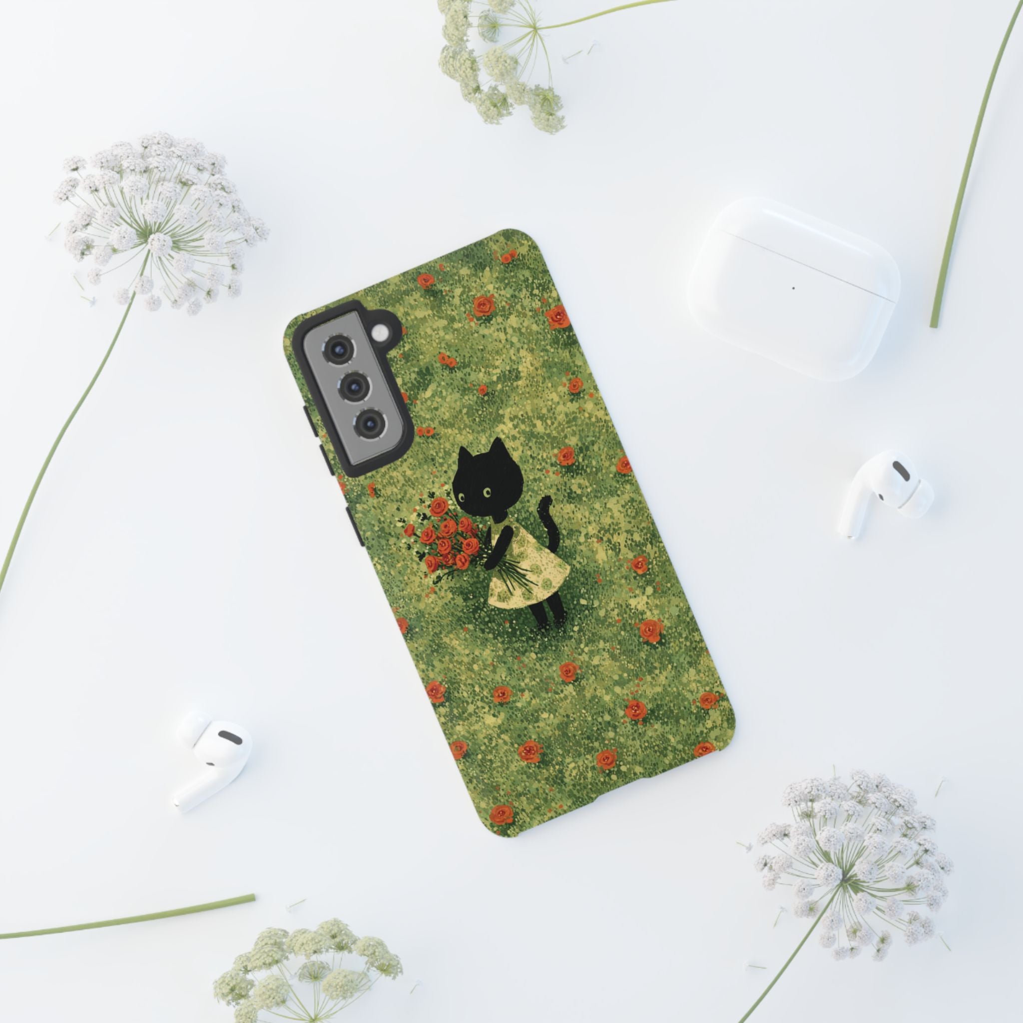 Cute Cat Tough Cases for Cat Lovers, Gifts for Her, Pet Owner Accessories