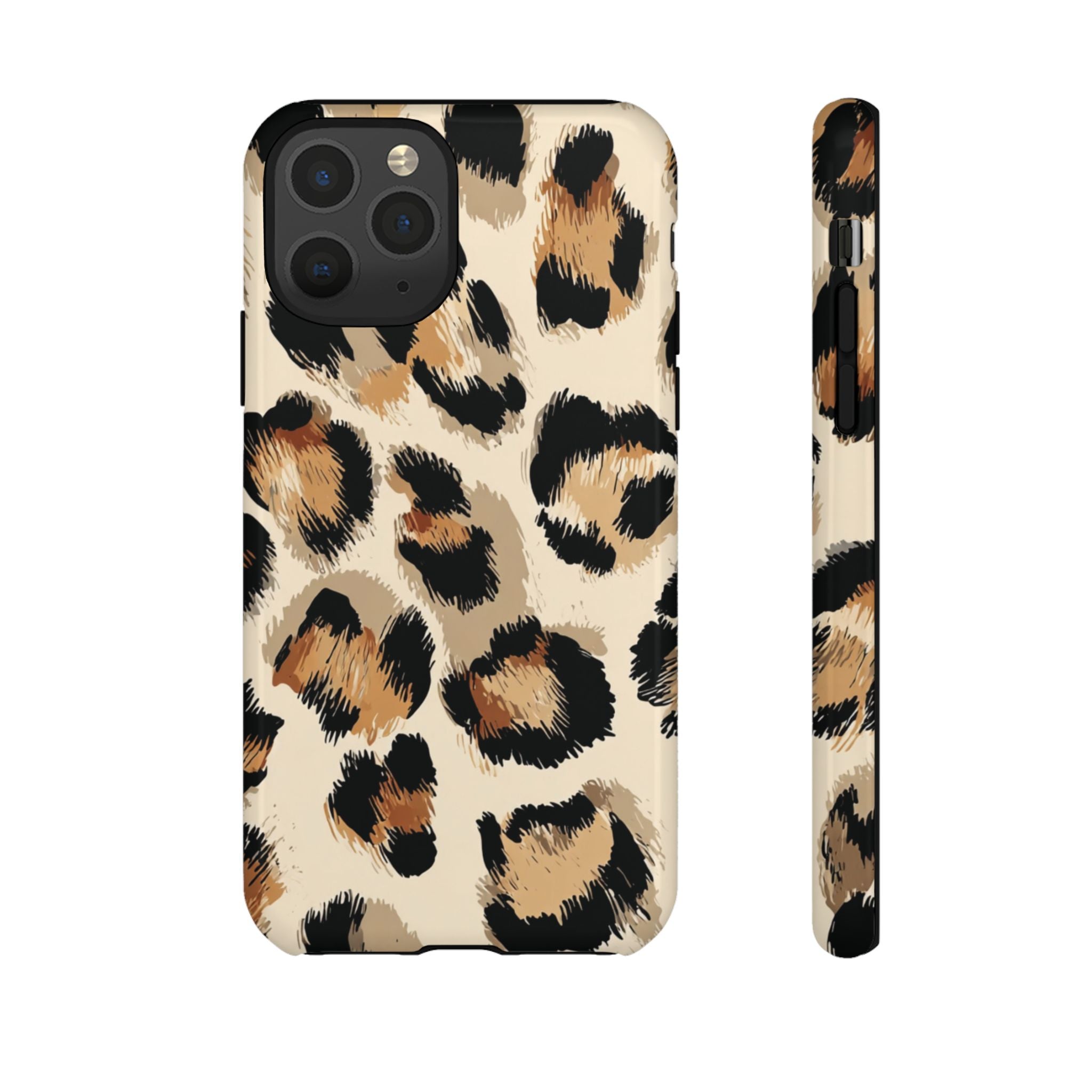 Stylish Leopard Print Phone Case, Animal Print, Tough Case, Gift for Her