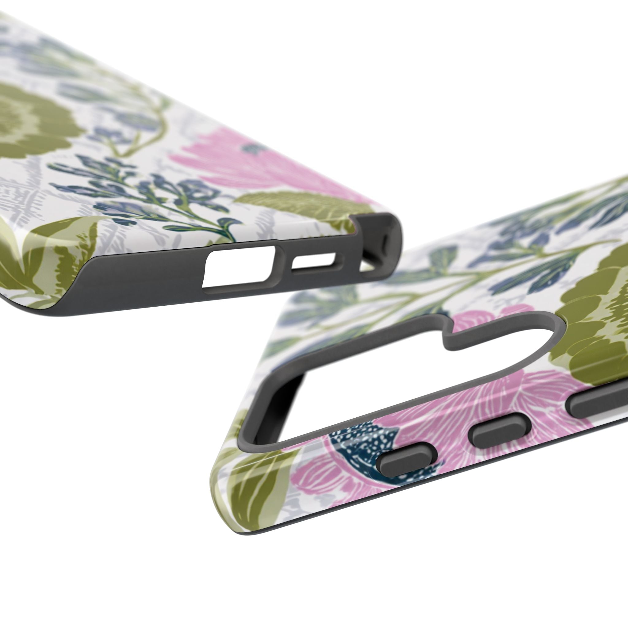 Floral Phone Case, Tough Cases with Elegant Design, Stylish Phone Accessories