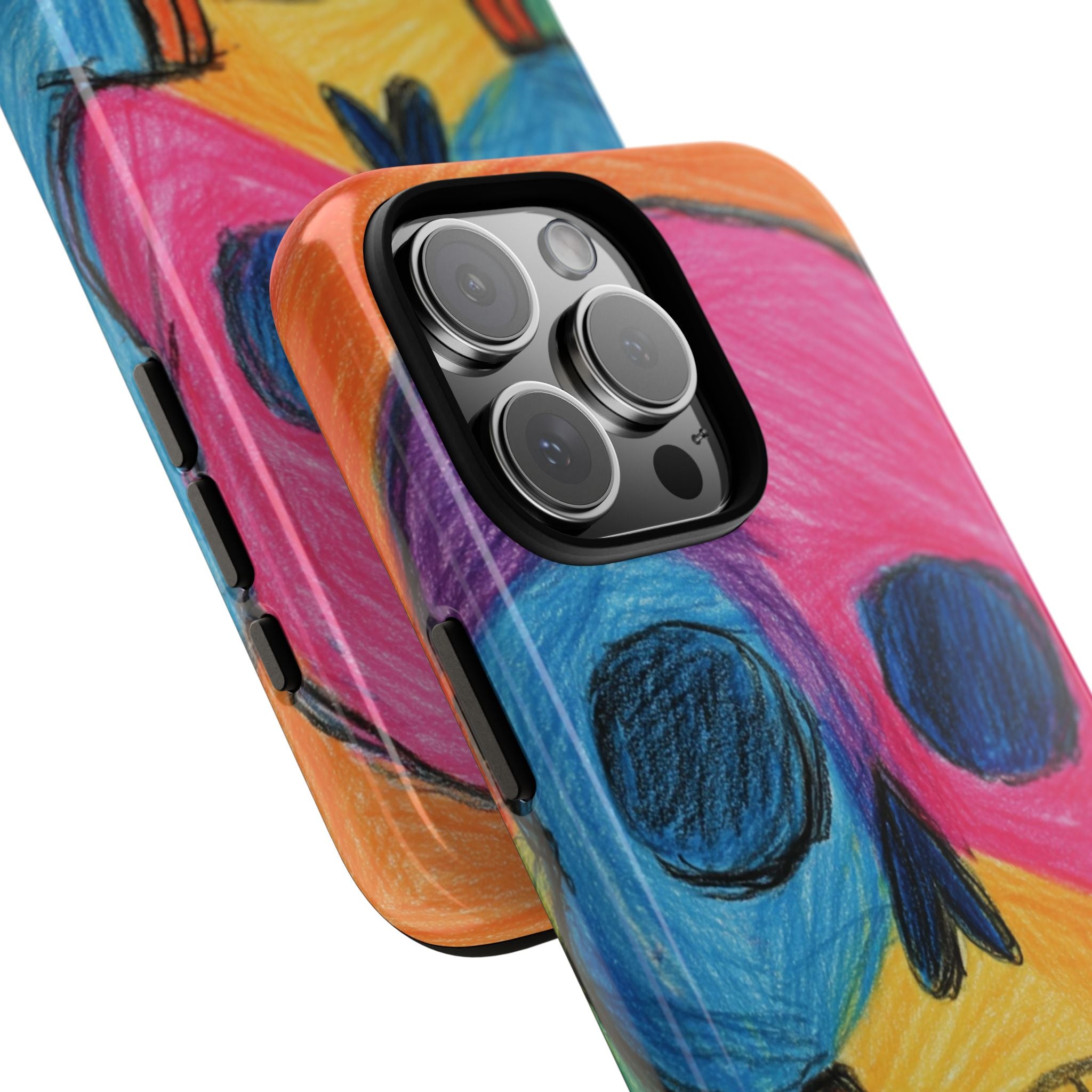 Vibrant Skull Phone Case | Tough Cases, Colorful Design, Unique Art Phone Cover