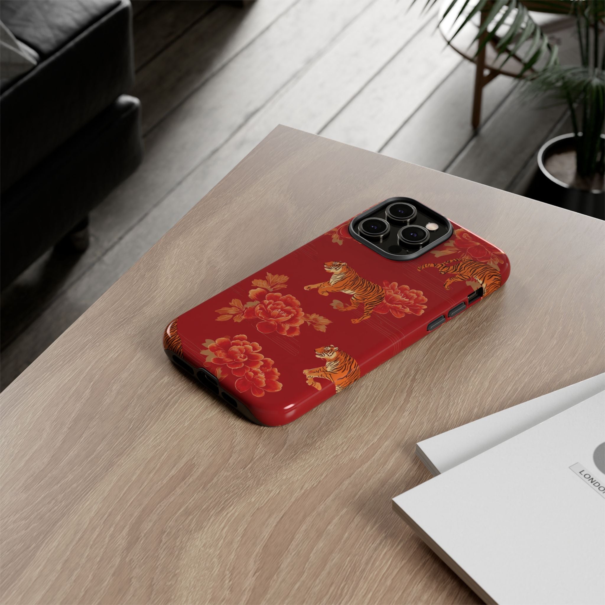 Bold Tiger Phone Case, Wild Animal Lover Gift, Stylish Phone Cover