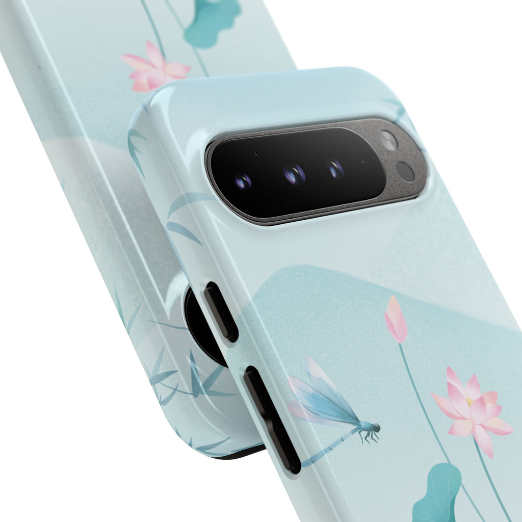 Lotus Pond Phone Case — Serene Floral iPhone Protective Cover