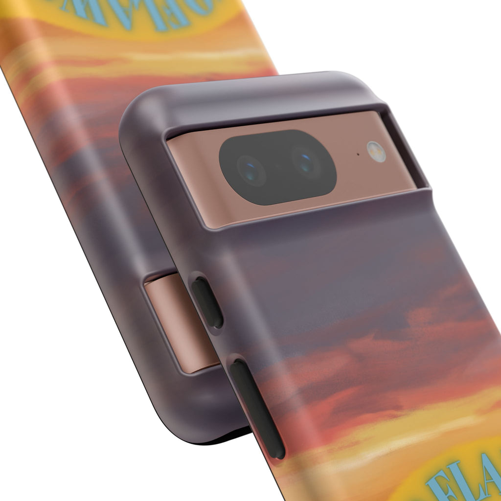 Sunset 'No Flaws' Tough Phone Case — Tropical Beach Protective Cover