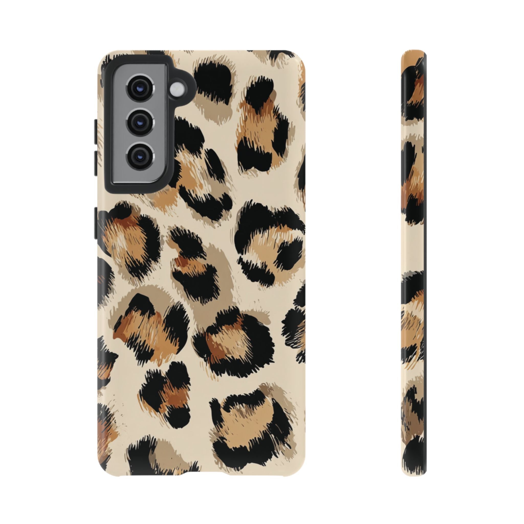 Stylish Leopard Print Phone Case, Animal Print, Tough Case, Gift for Her