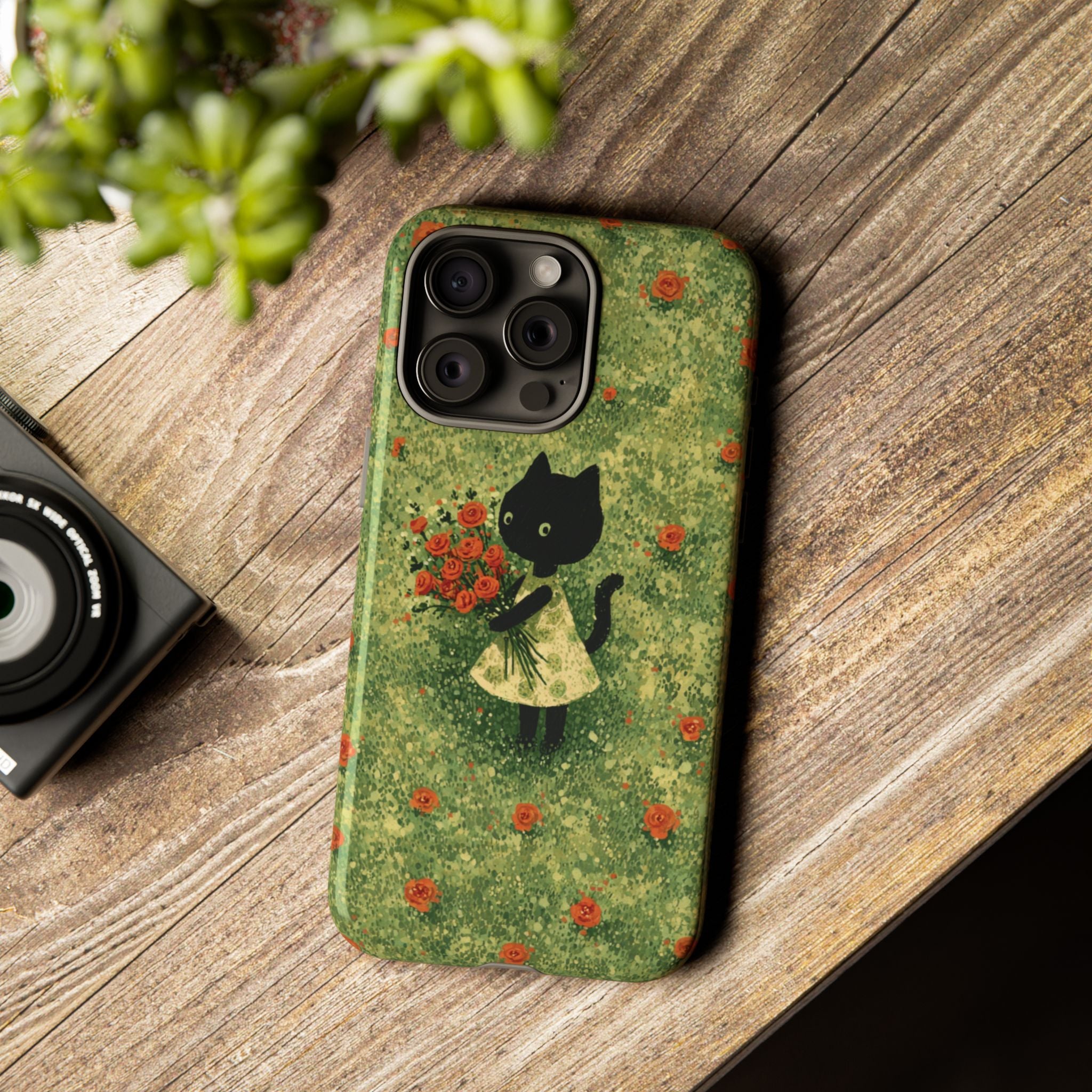 Cute Cat Tough Cases for Cat Lovers, Gifts for Her, Pet Owner Accessories