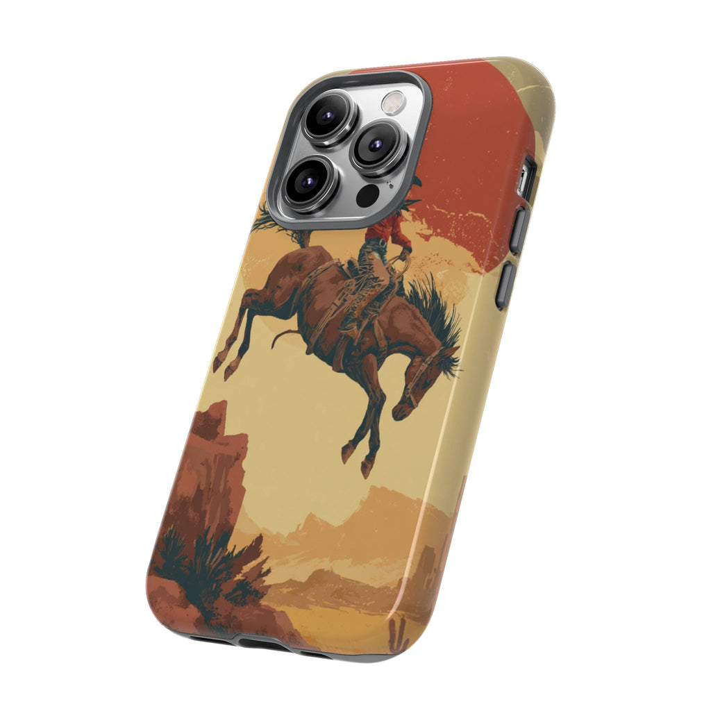 Cowboy Phone Case - Wild West Style, Tough Protection for Outdoor Lovers
