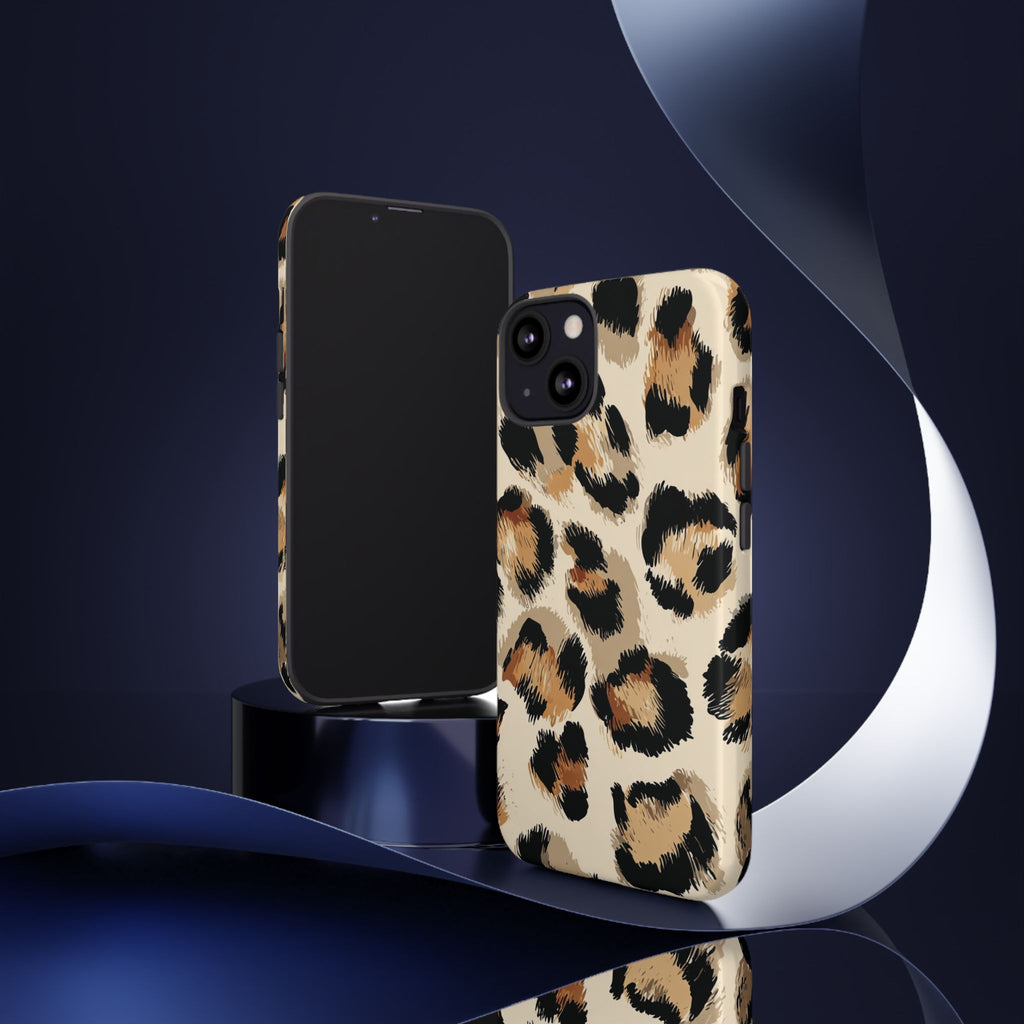 Stylish Leopard Print Phone Case, Animal Print, Tough Case, Gift for Her