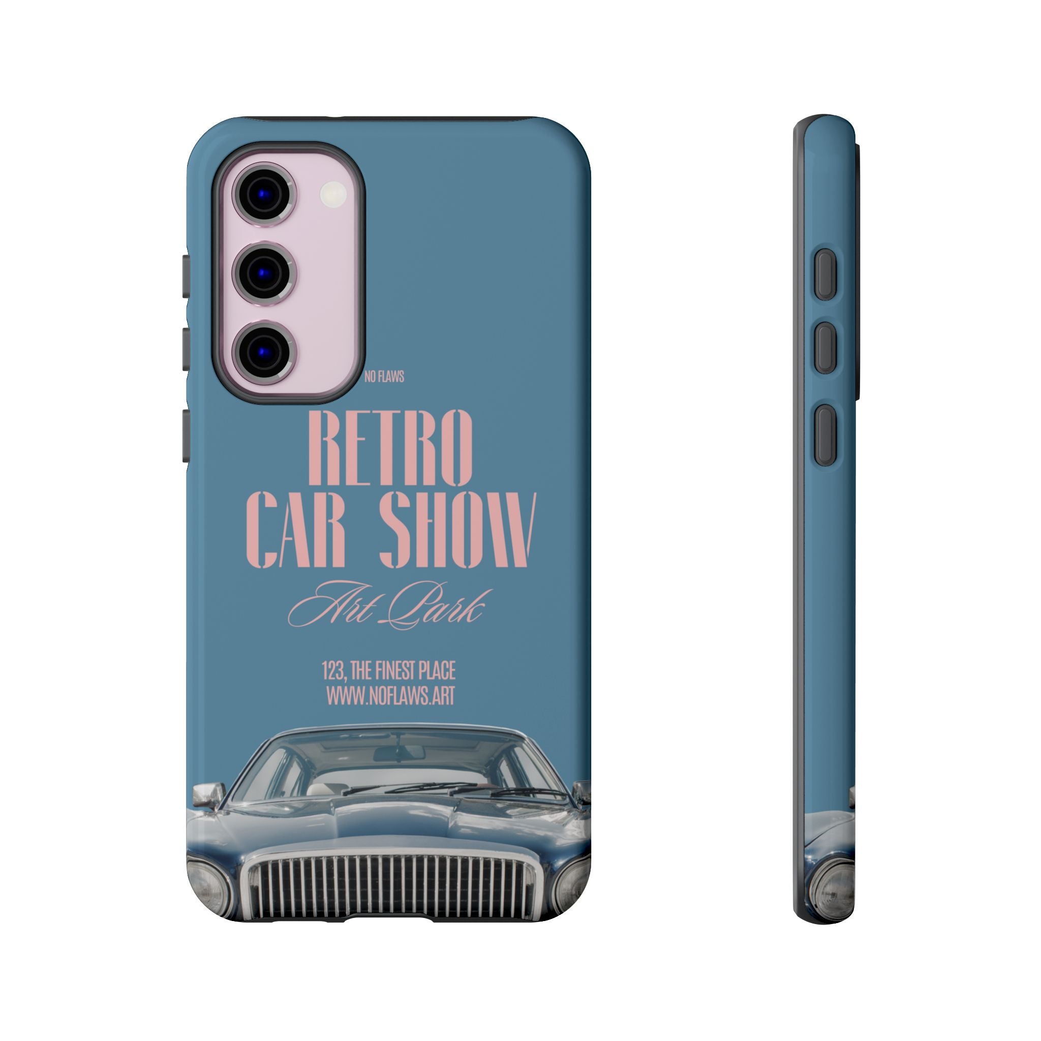 Retro Car Show Phone Case — Vintage Classic Auto Design