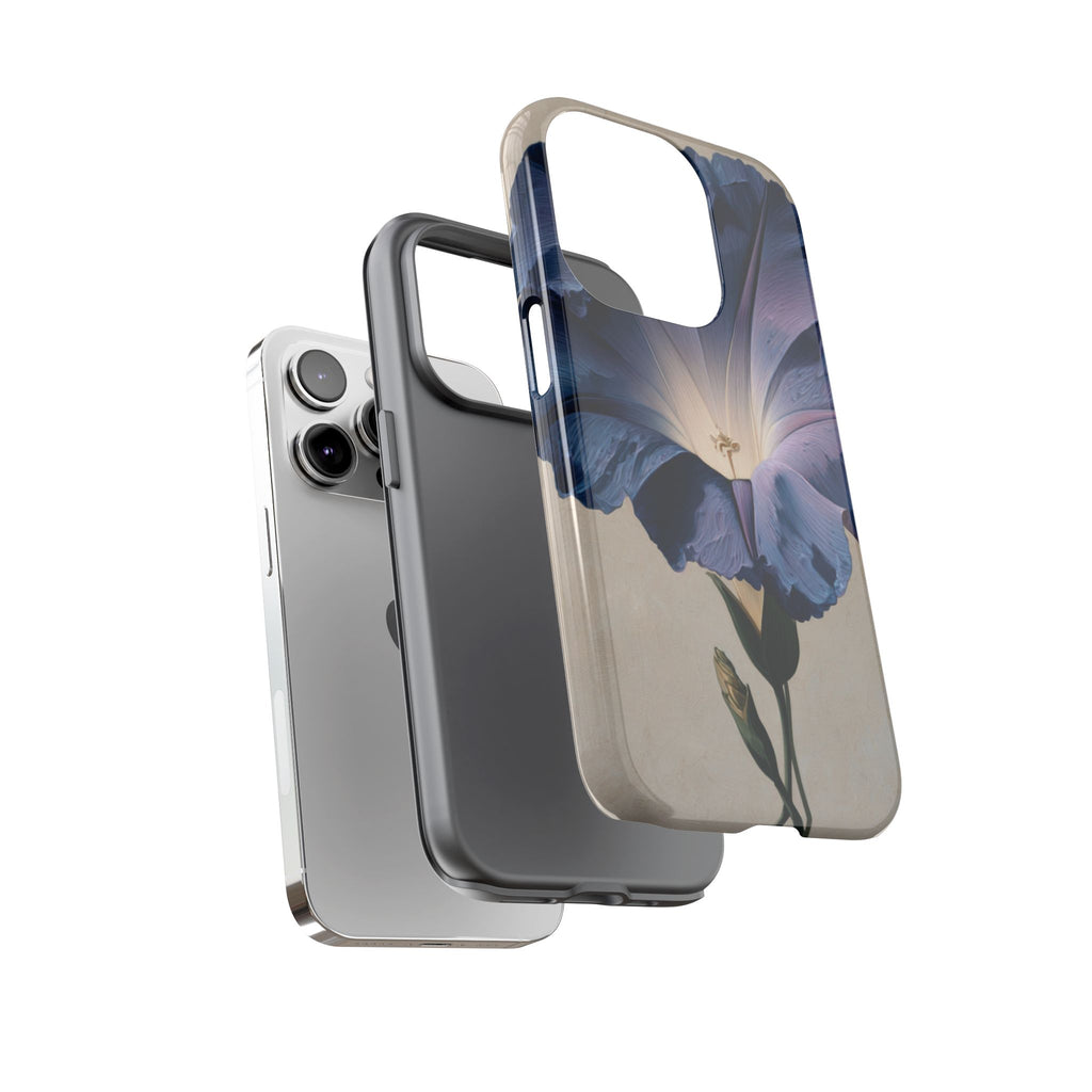Floral Phone Case, Tough Cases with Purple Flower Design, Phone Accessories