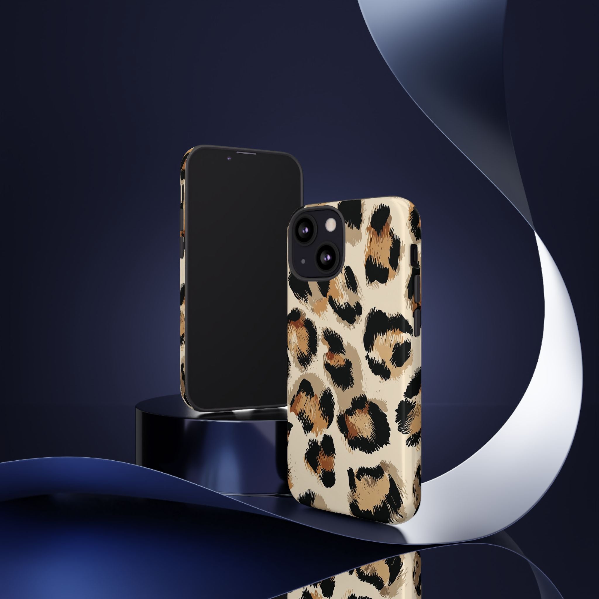 Stylish Leopard Print Phone Case, Animal Print, Tough Case, Gift for Her