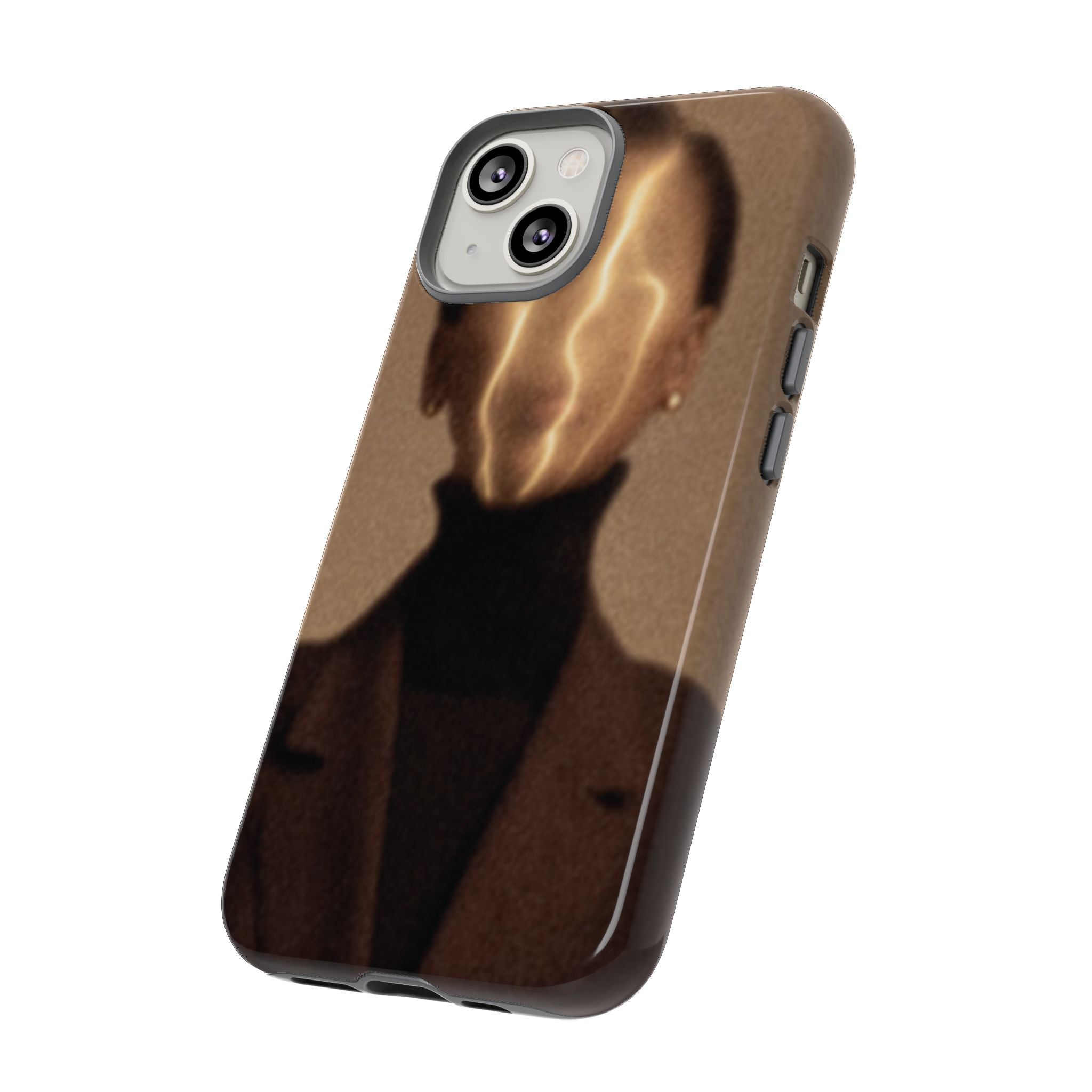 Stylish Phone Case with Artistic Design, Fashion Tech Accessory, Tough Cases