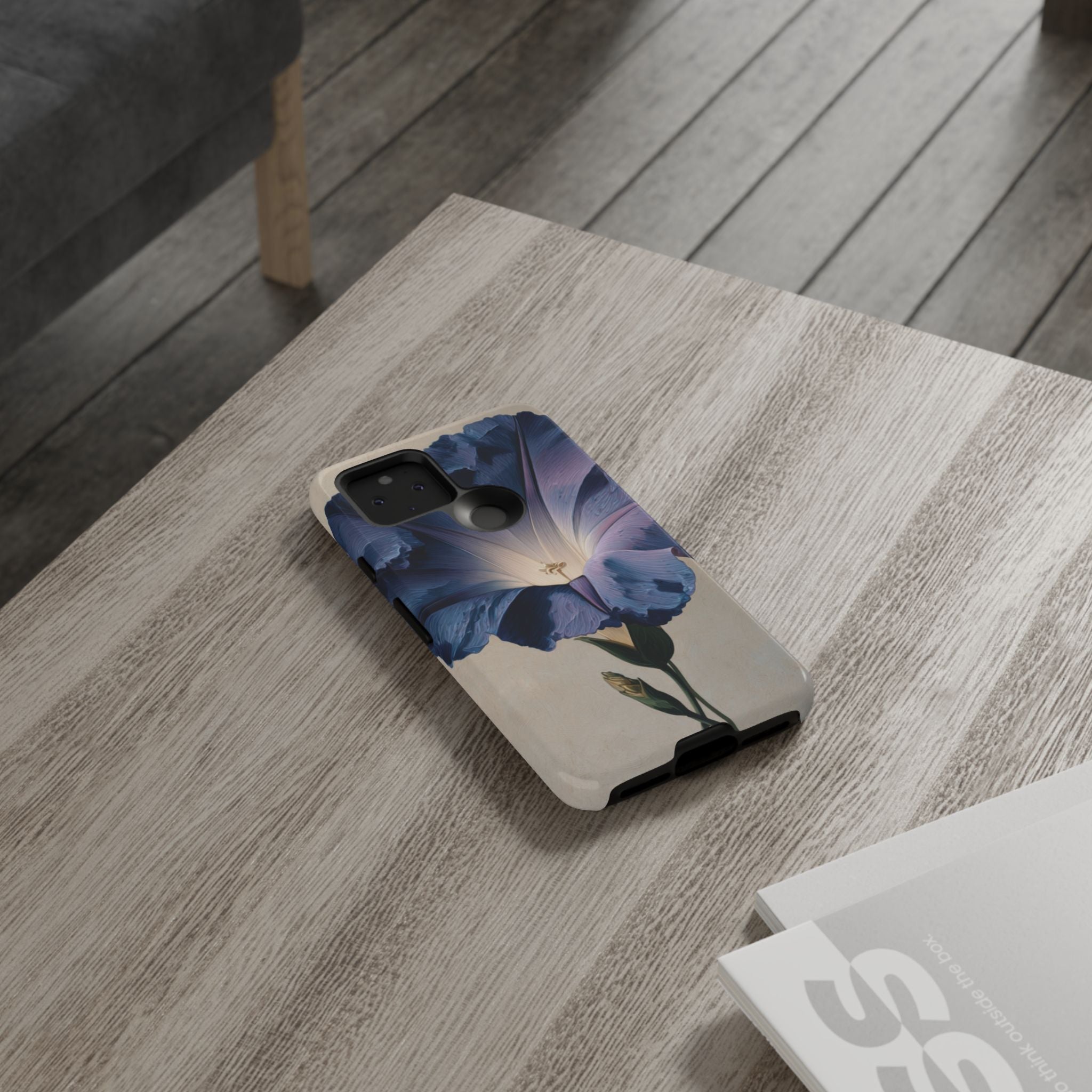 Floral Phone Case, Tough Cases with Purple Flower Design, Phone Accessories