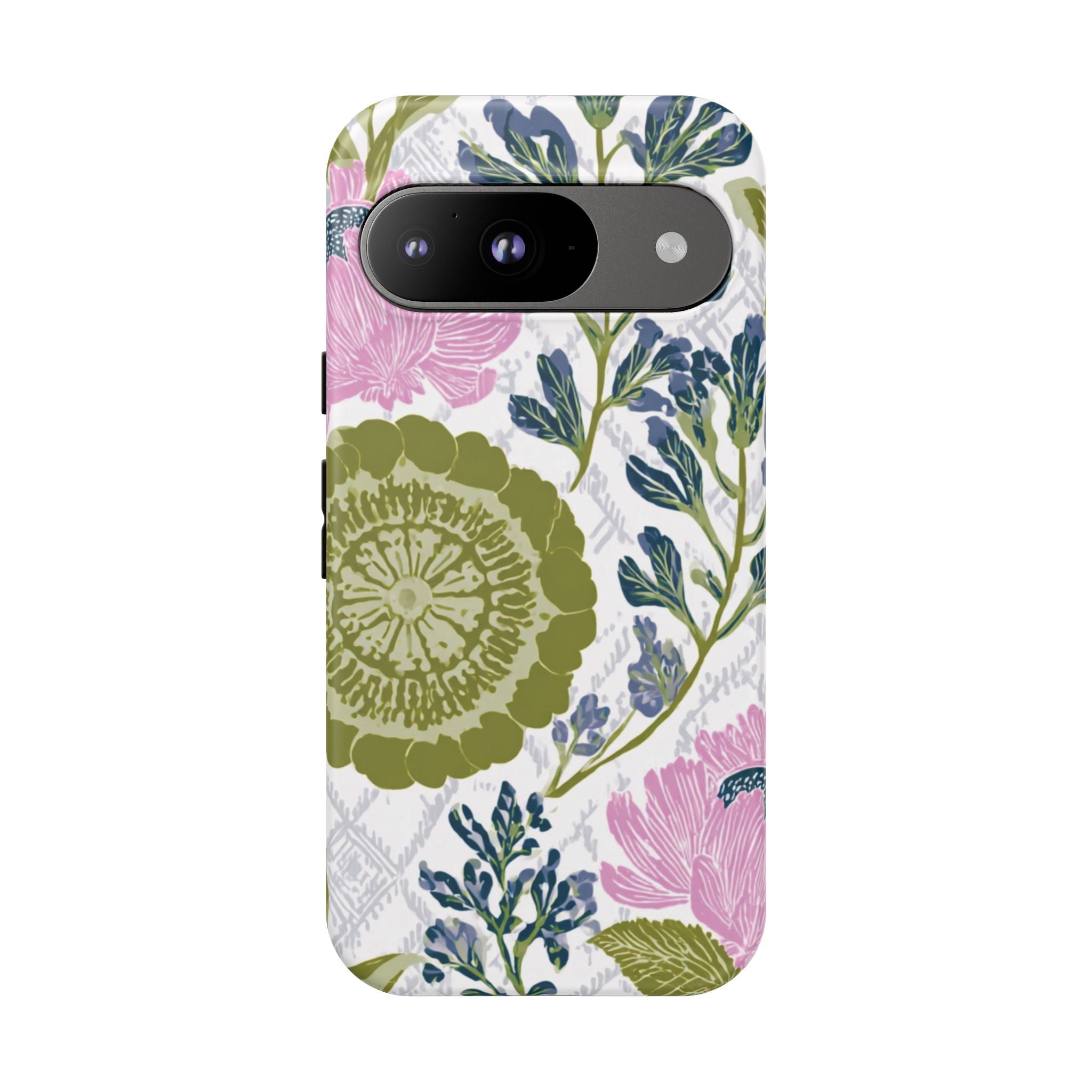 Floral Phone Case, Tough Cases with Elegant Design, Stylish Phone Accessories