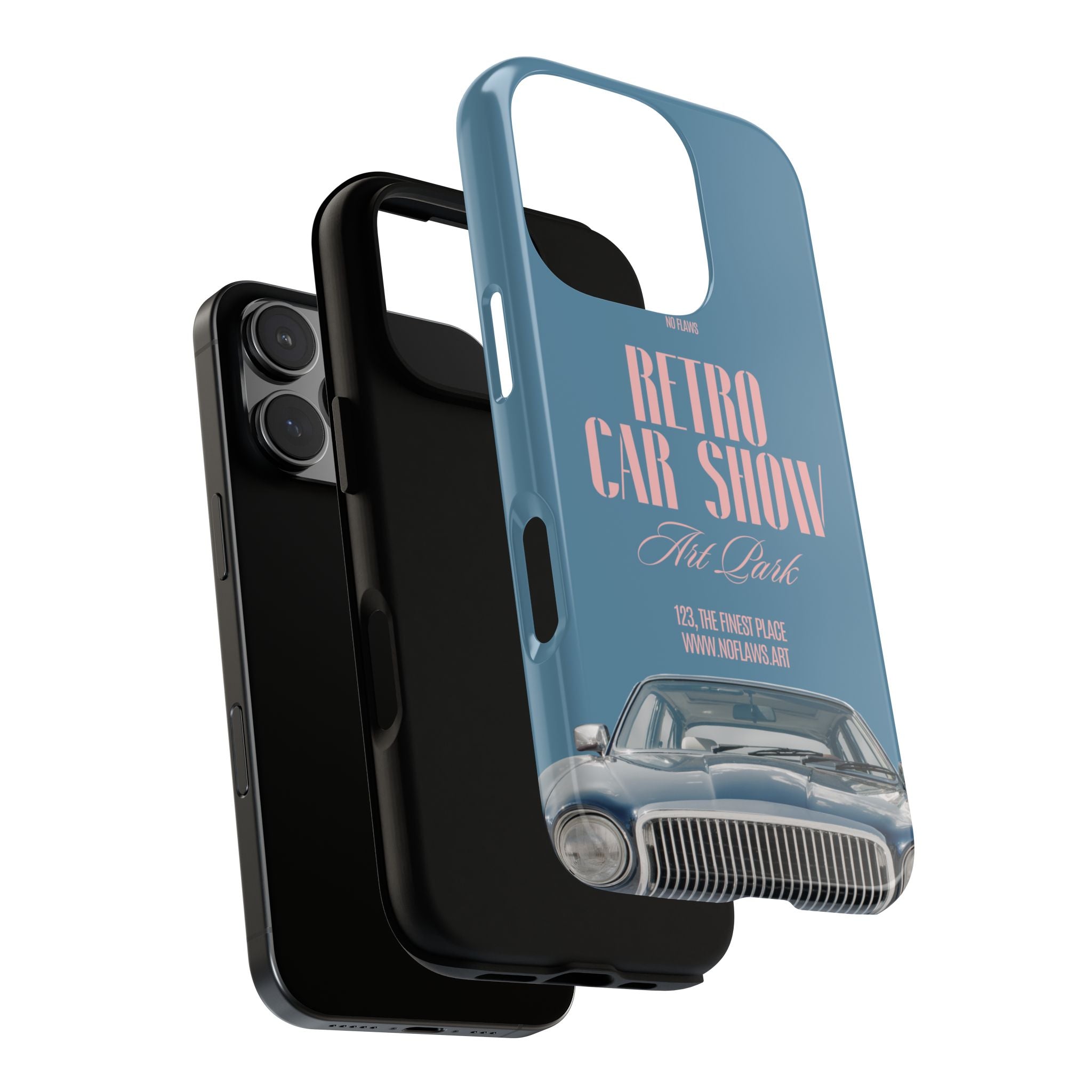 Retro Car Show Phone Case — Vintage Classic Auto Design