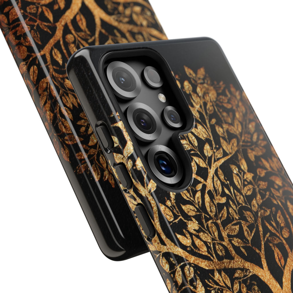Golden Tree Phone Case, Tough Cases, Nature Lover Gift