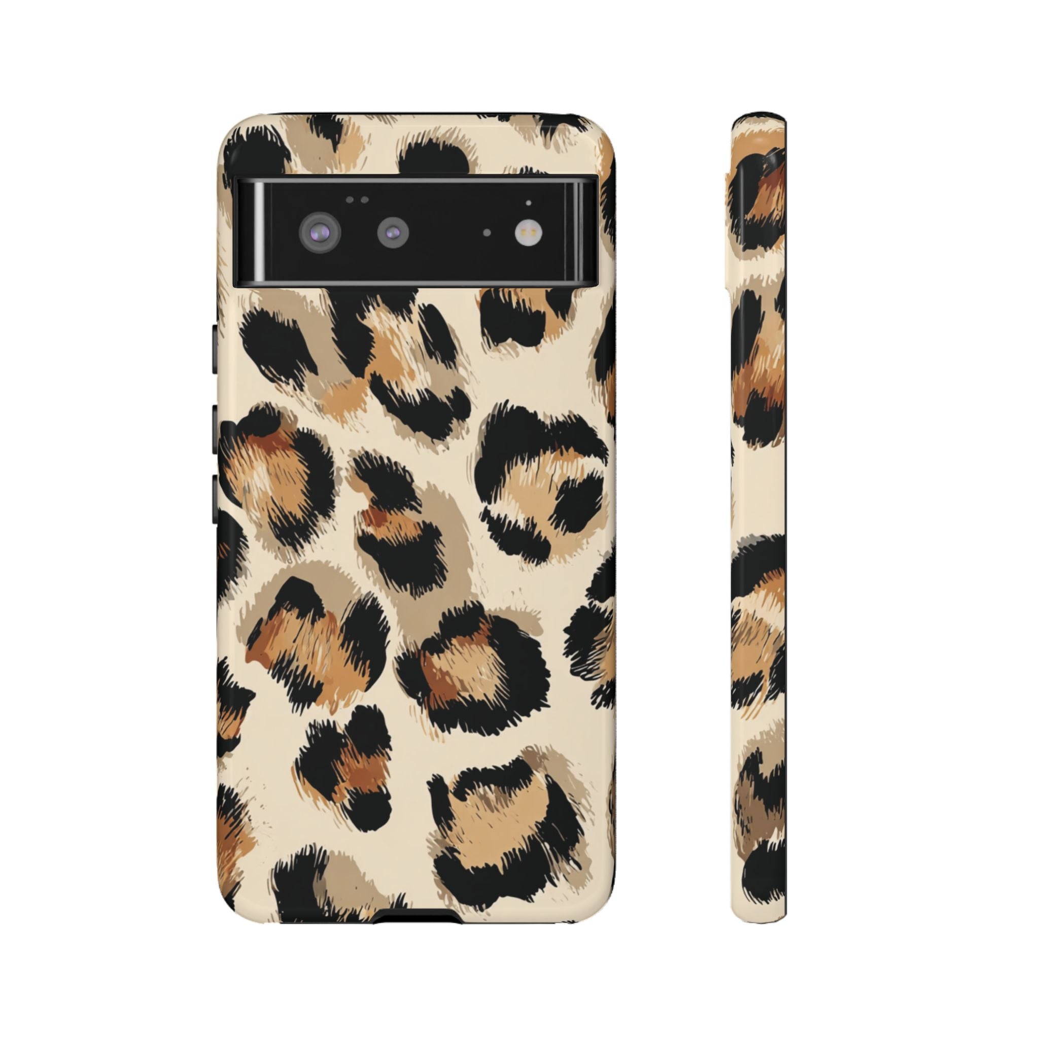 Stylish Leopard Print Phone Case, Animal Print, Tough Case, Gift for Her