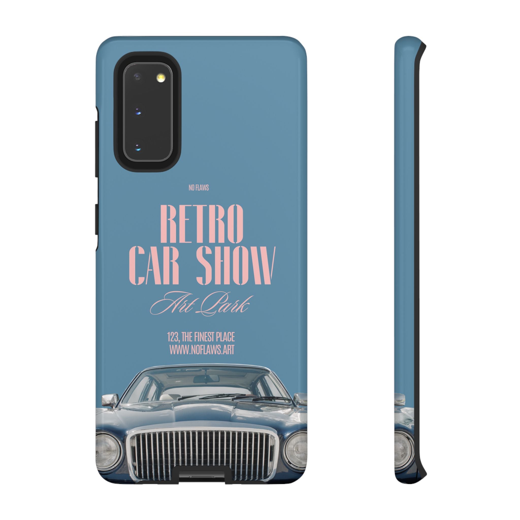 Retro Car Show Phone Case — Vintage Classic Auto Design