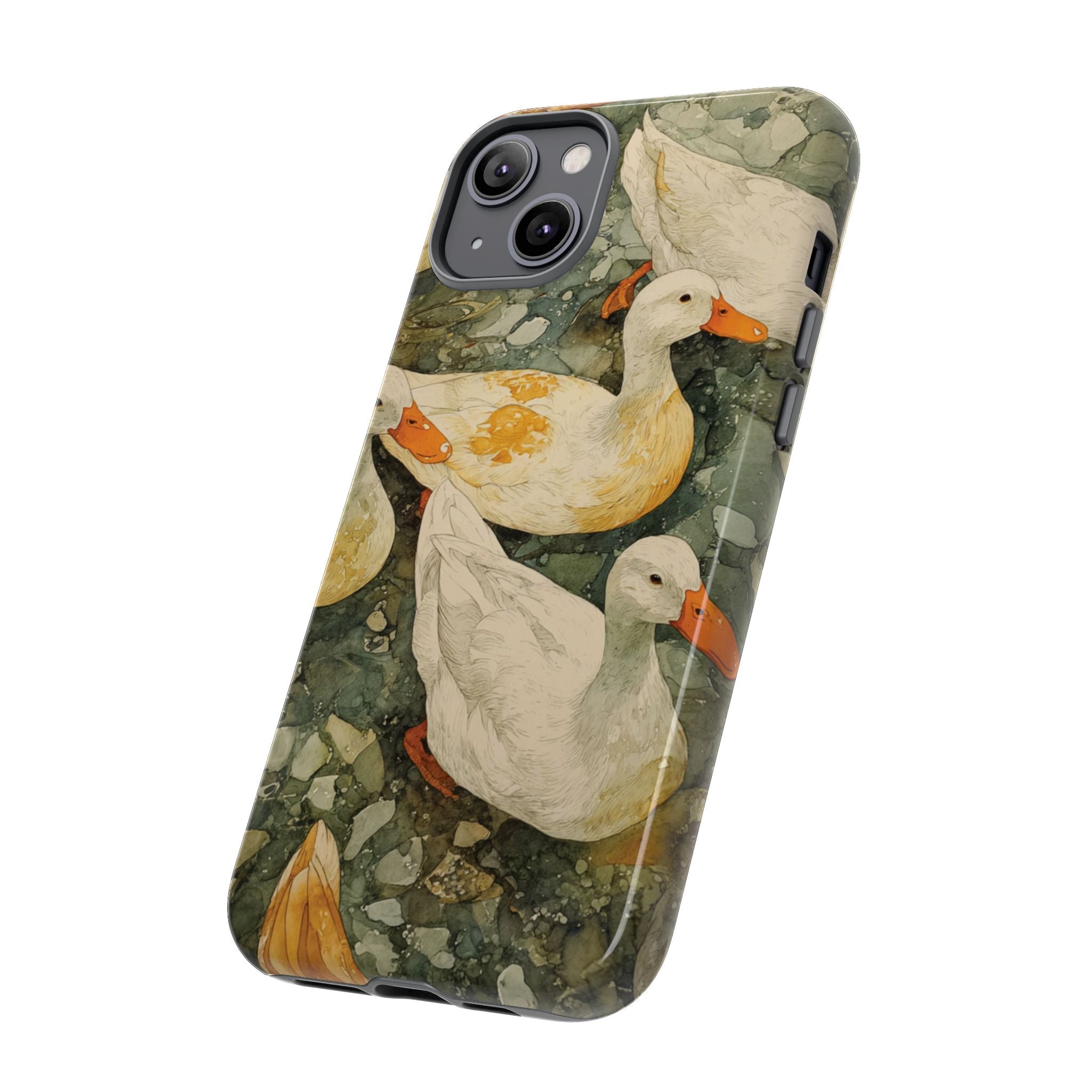 Duck-Themed Phone Case, Quirky Phone Cover, Nature Lover Gift