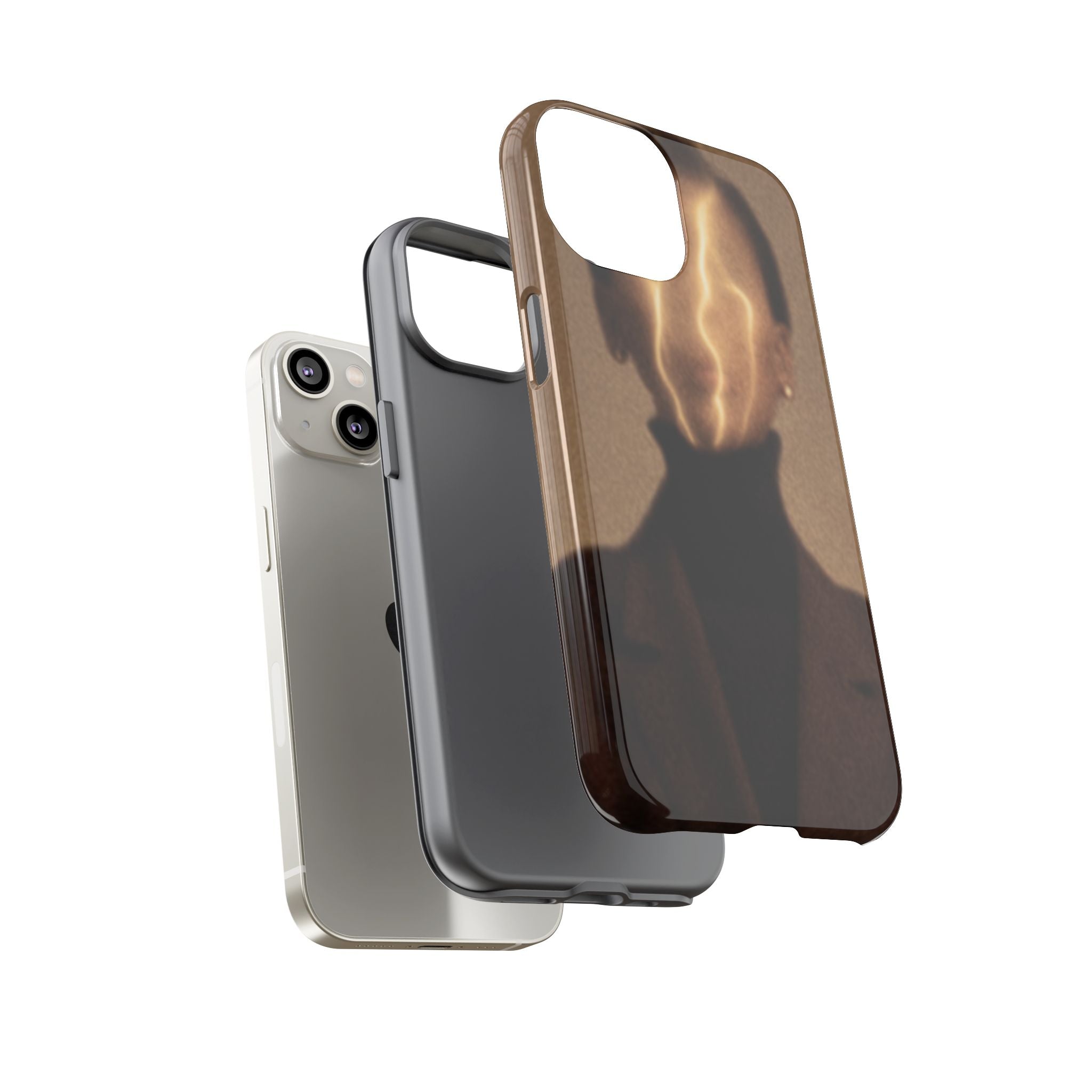 Stylish Phone Case with Artistic Design, Fashion Tech Accessory, Tough Cases
