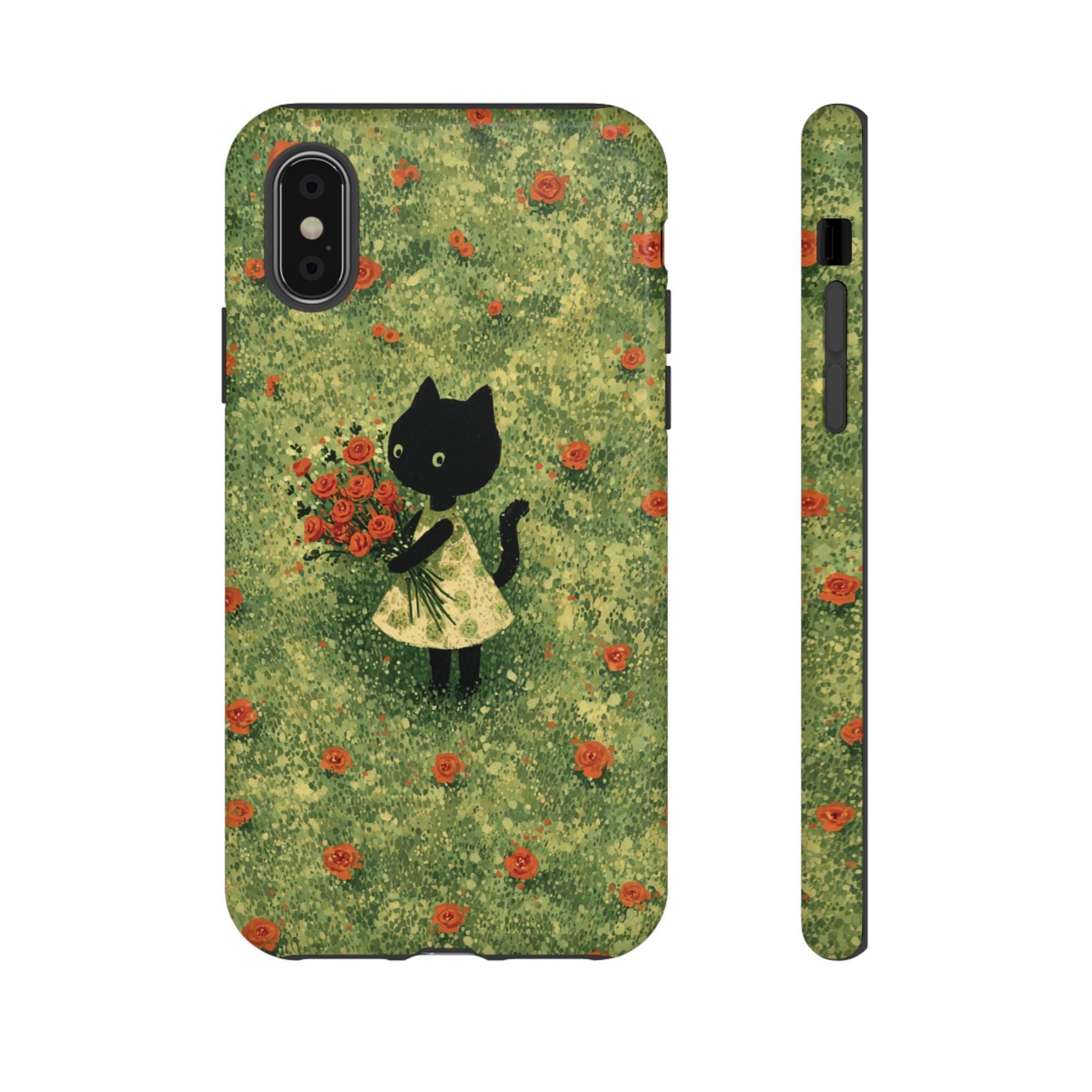 Cute Cat Tough Cases for Cat Lovers, Gifts for Her, Pet Owner Accessories