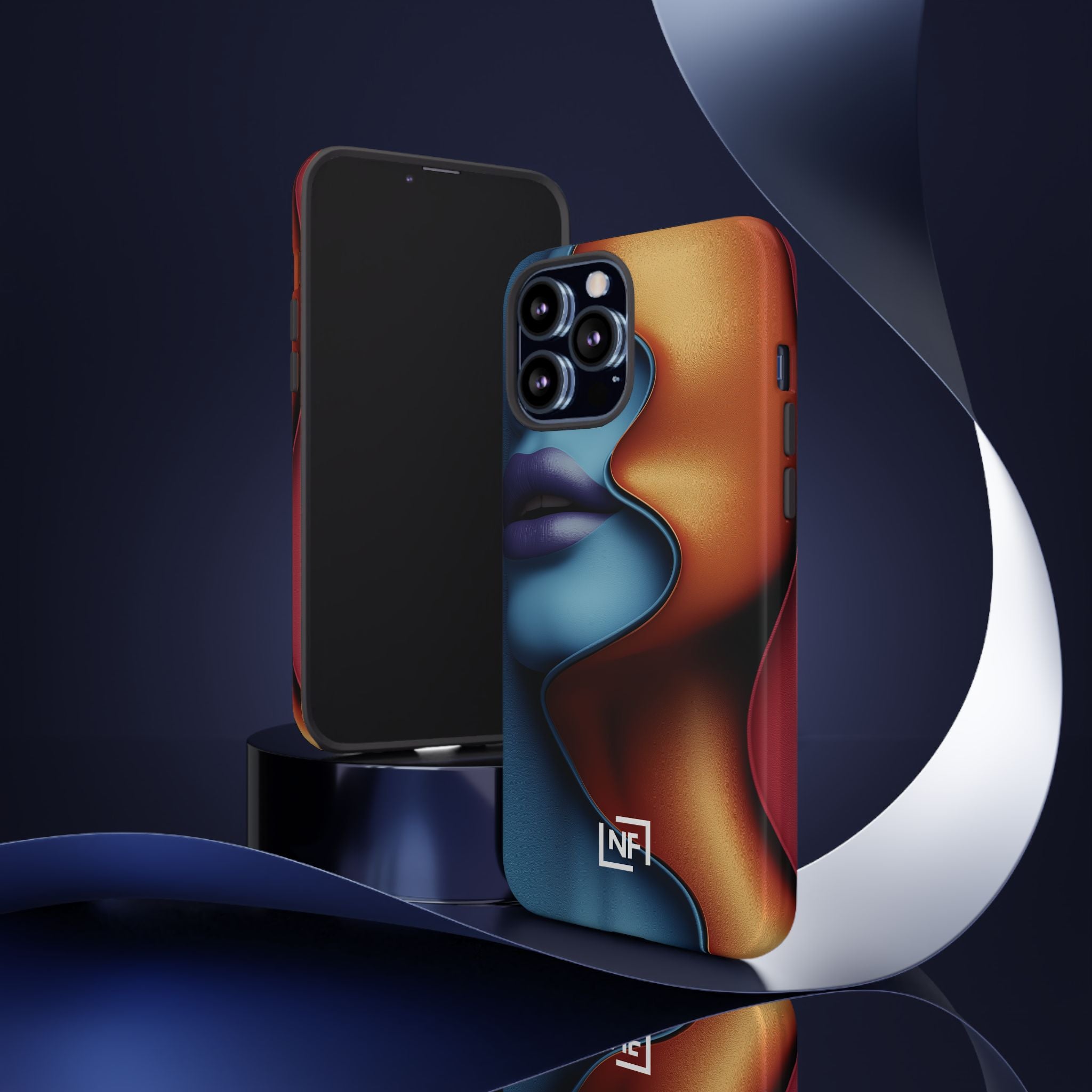 Duality in Motion — Tough Phone Case