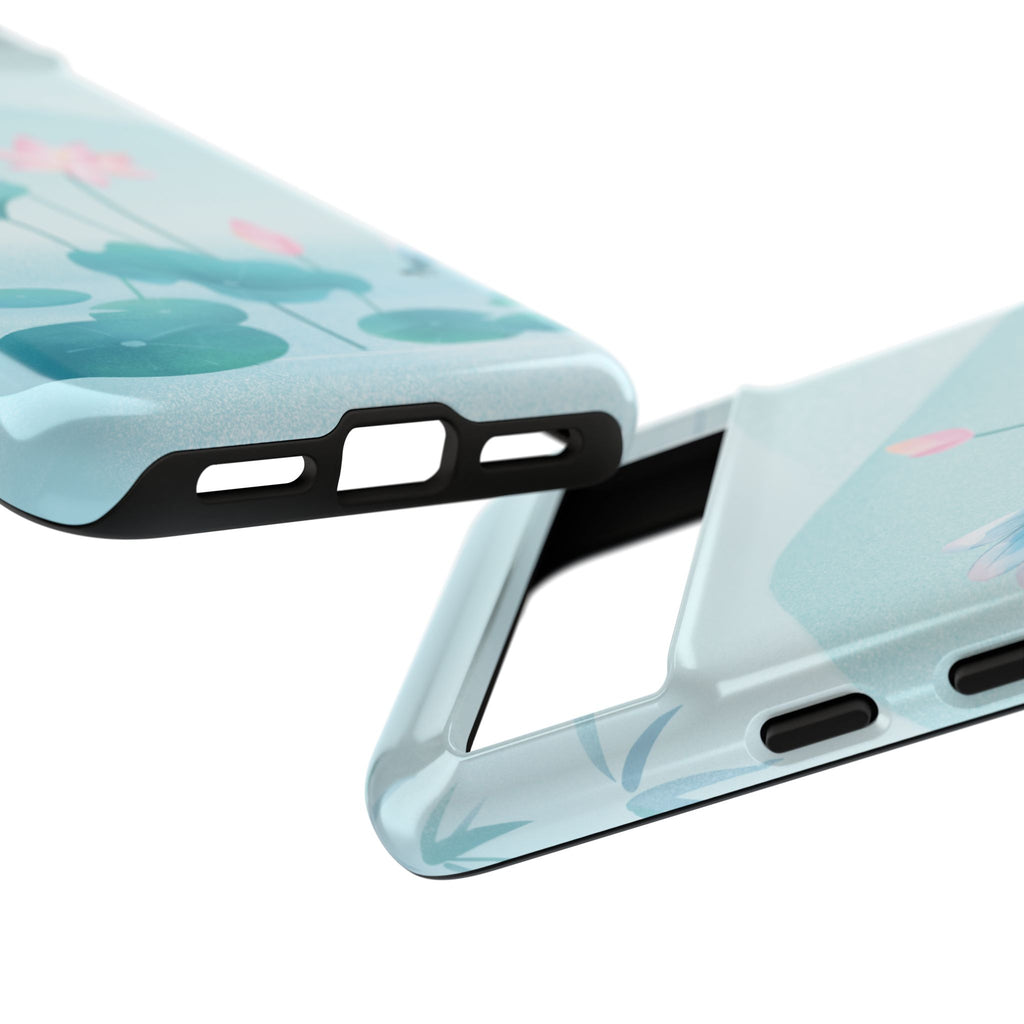 Lotus Pond Phone Case — Serene Floral iPhone Protective Cover