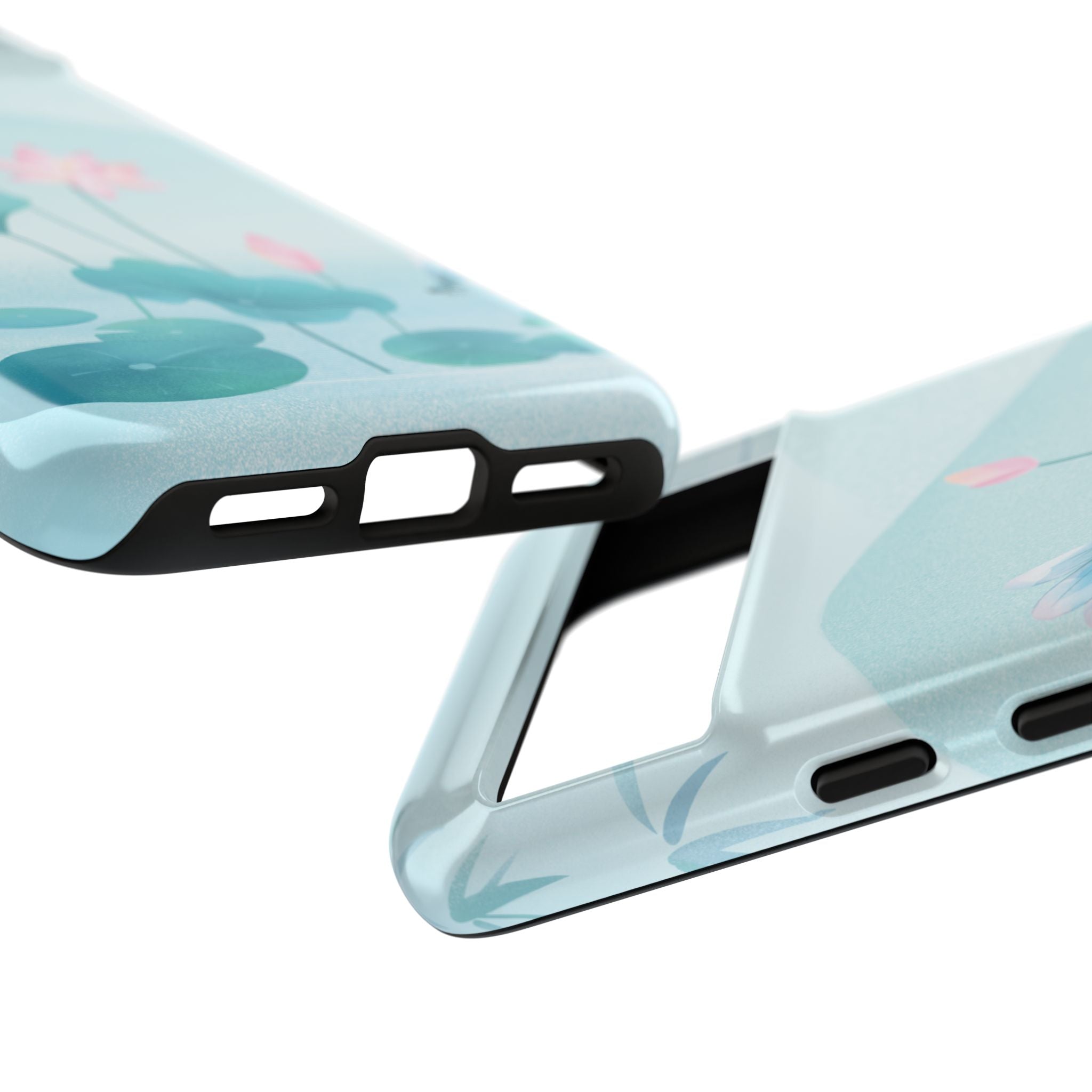 Lotus Pond Phone Case — Serene Floral iPhone Protective Cover