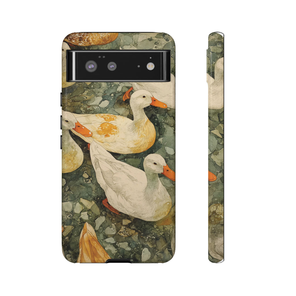 Duck-Themed Phone Case, Quirky Phone Cover, Nature Lover Gift