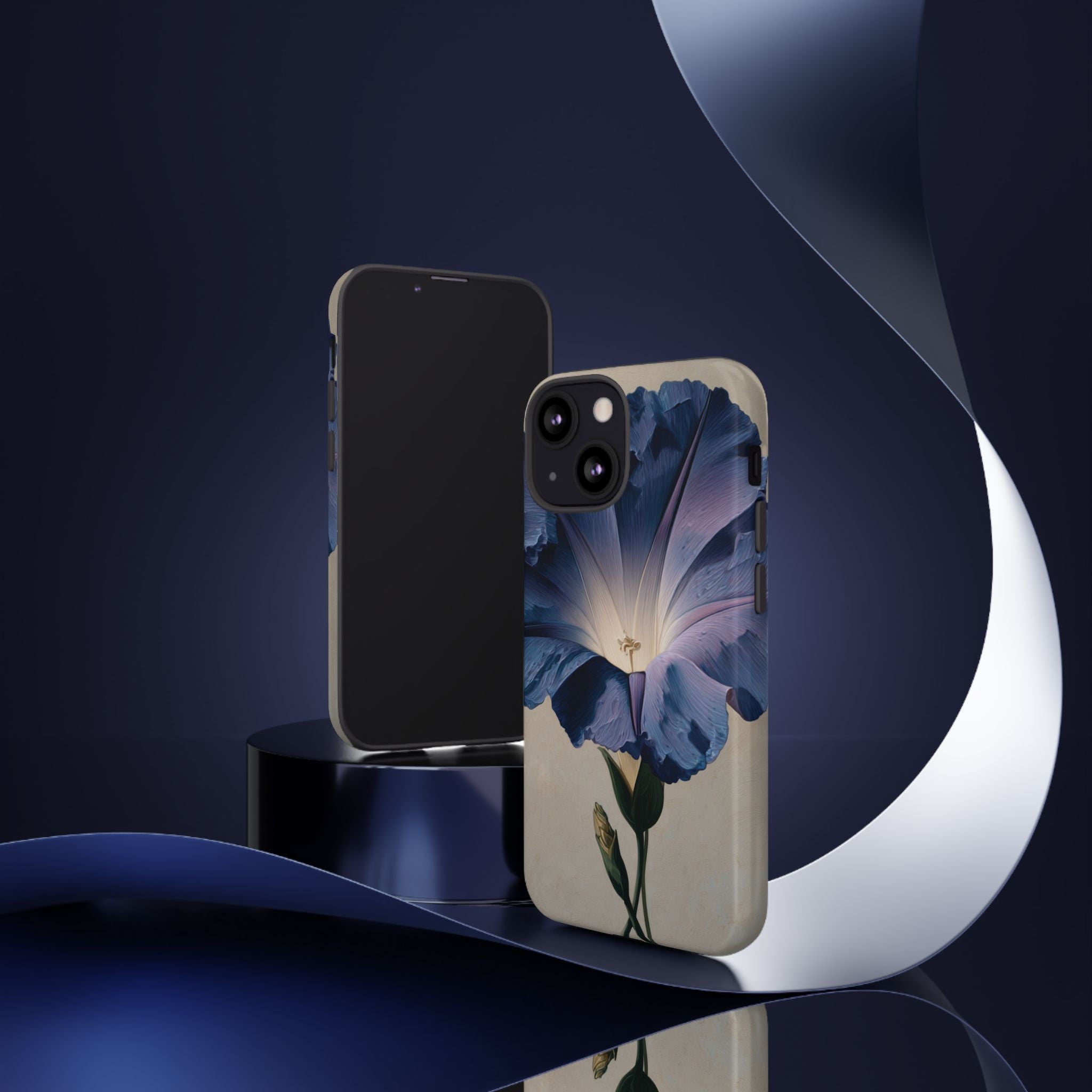 Floral Phone Case, Tough Cases with Purple Flower Design, Phone Accessories