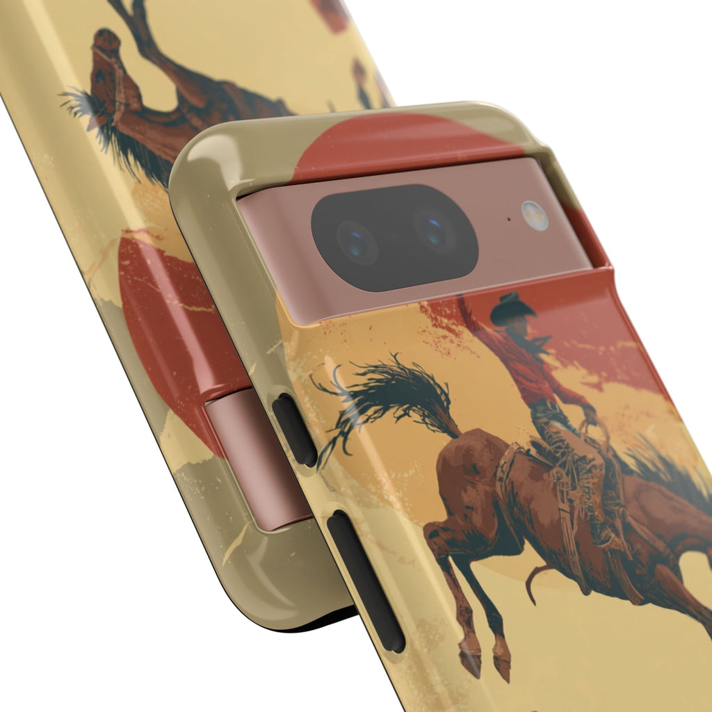 Cowboy Phone Case - Wild West Style, Tough Protection for Outdoor Lovers