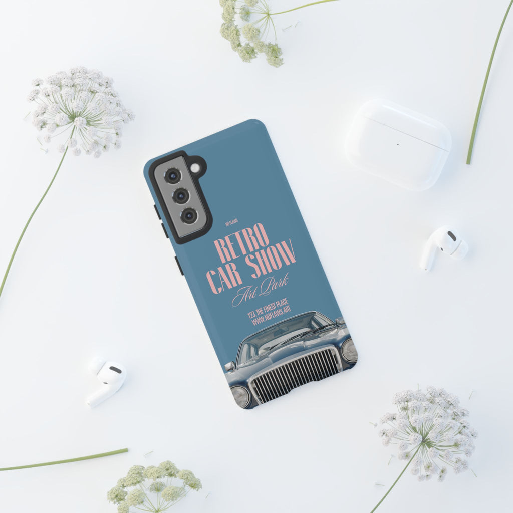 Retro Car Show Phone Case — Vintage Classic Auto Design
