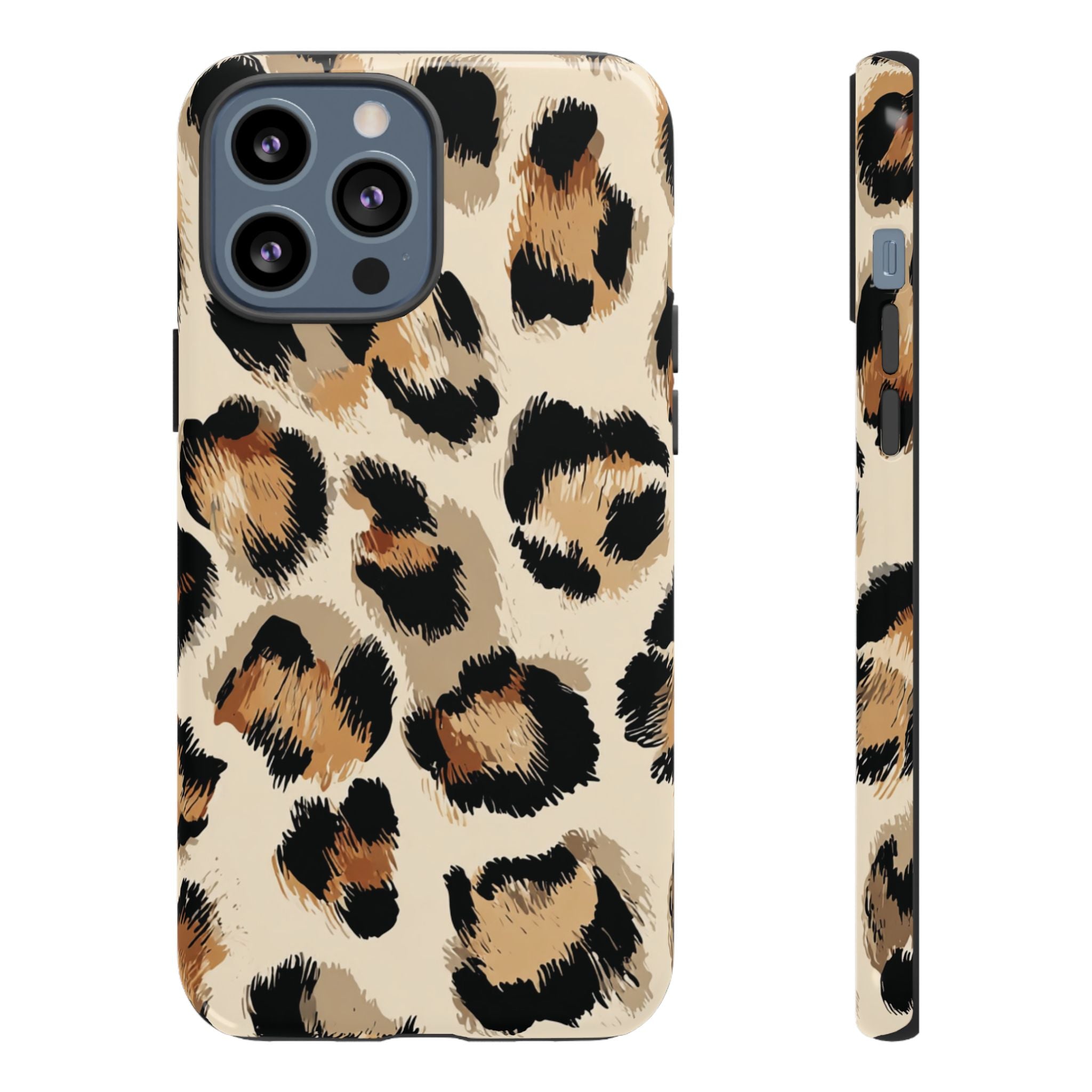 Stylish Leopard Print Phone Case, Animal Print, Tough Case, Gift for Her