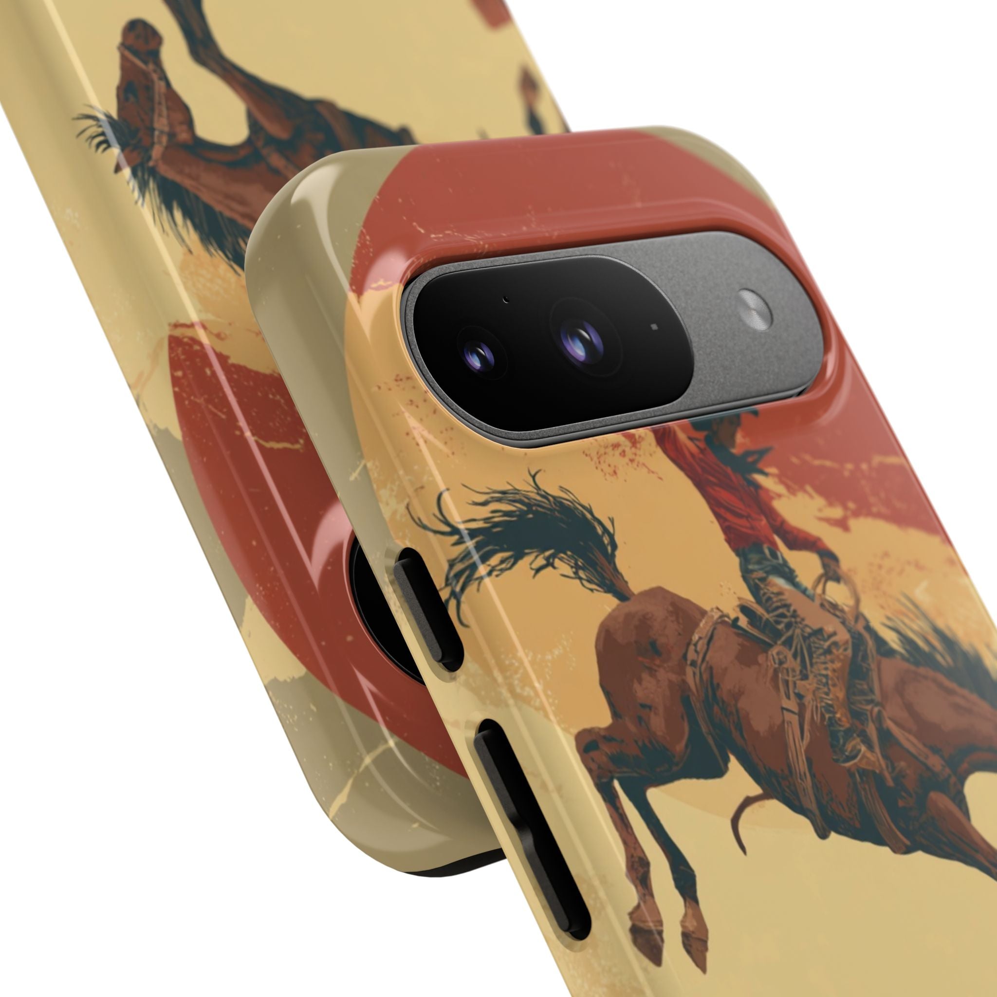 Cowboy Phone Case - Wild West Style, Tough Protection for Outdoor Lovers