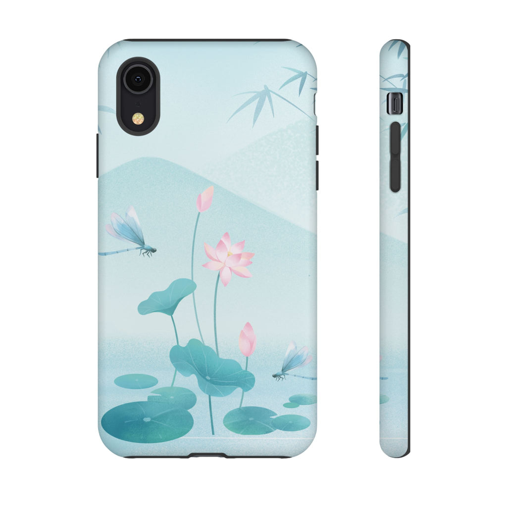 Lotus Pond Phone Case — Serene Floral iPhone Protective Cover